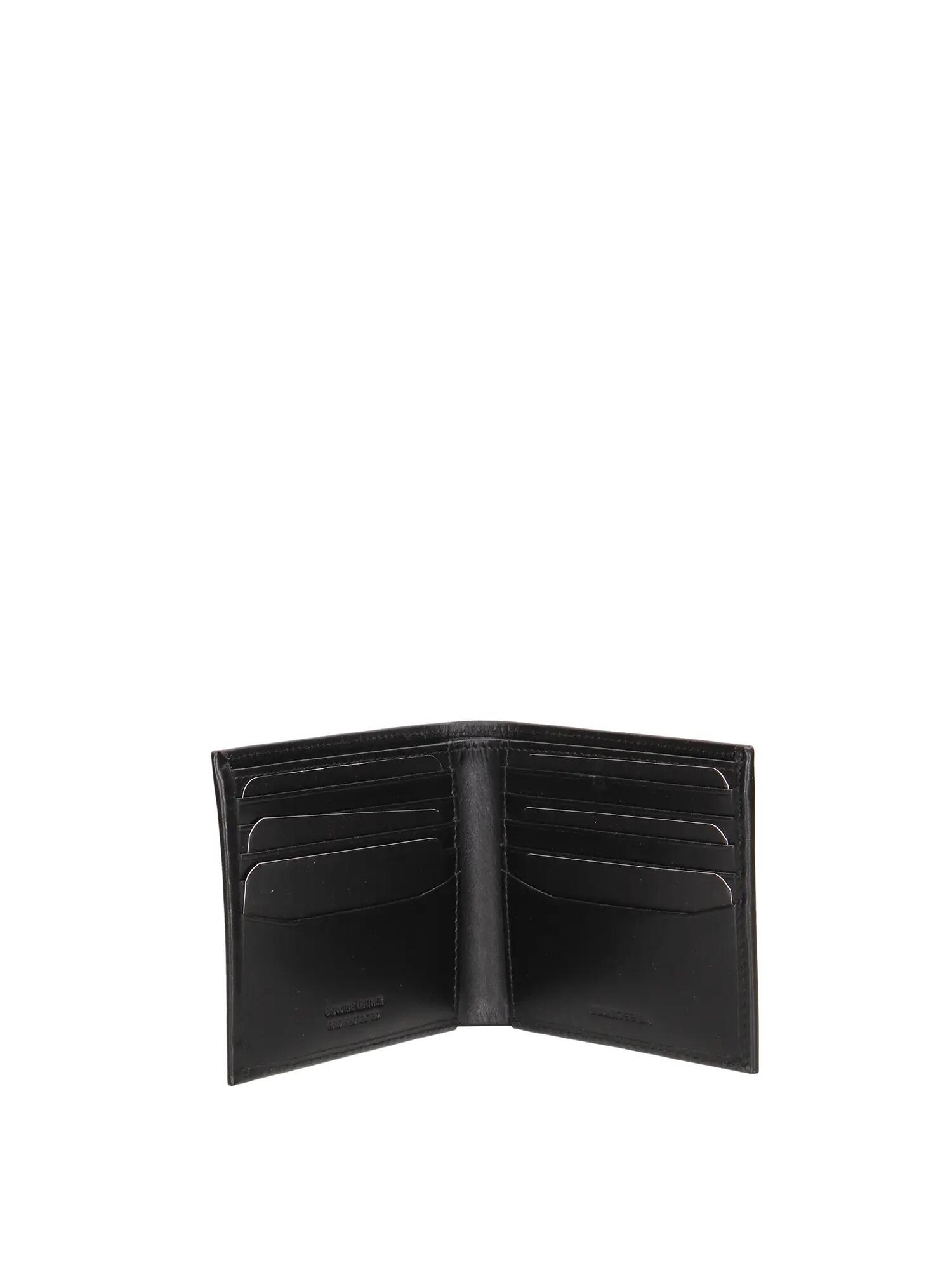 Herenportemonnee Zwart Echt Leer Momo Design 4/4