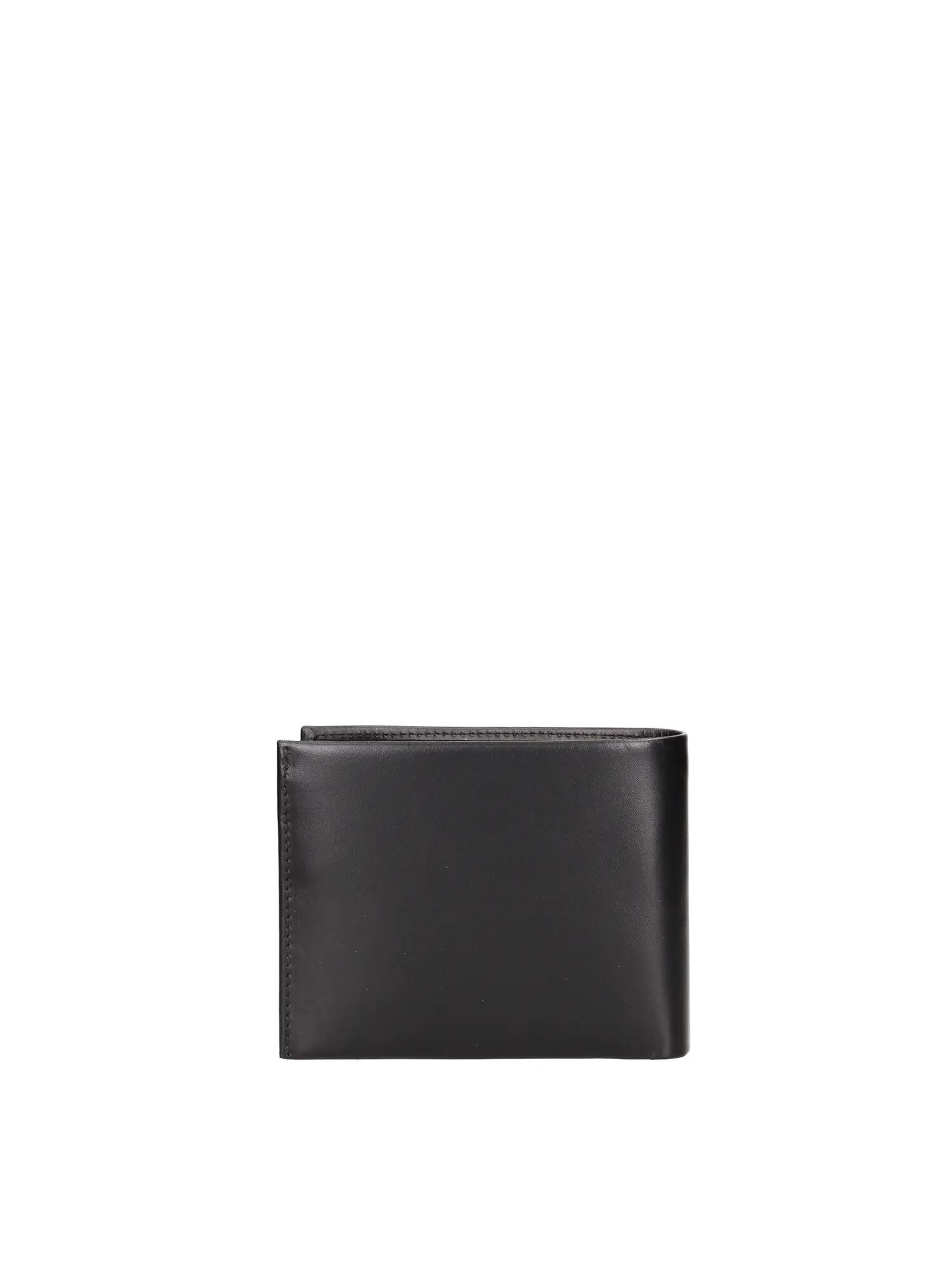 Men's Black Leather Wallet - Momo Design Minimalist Style 2/4