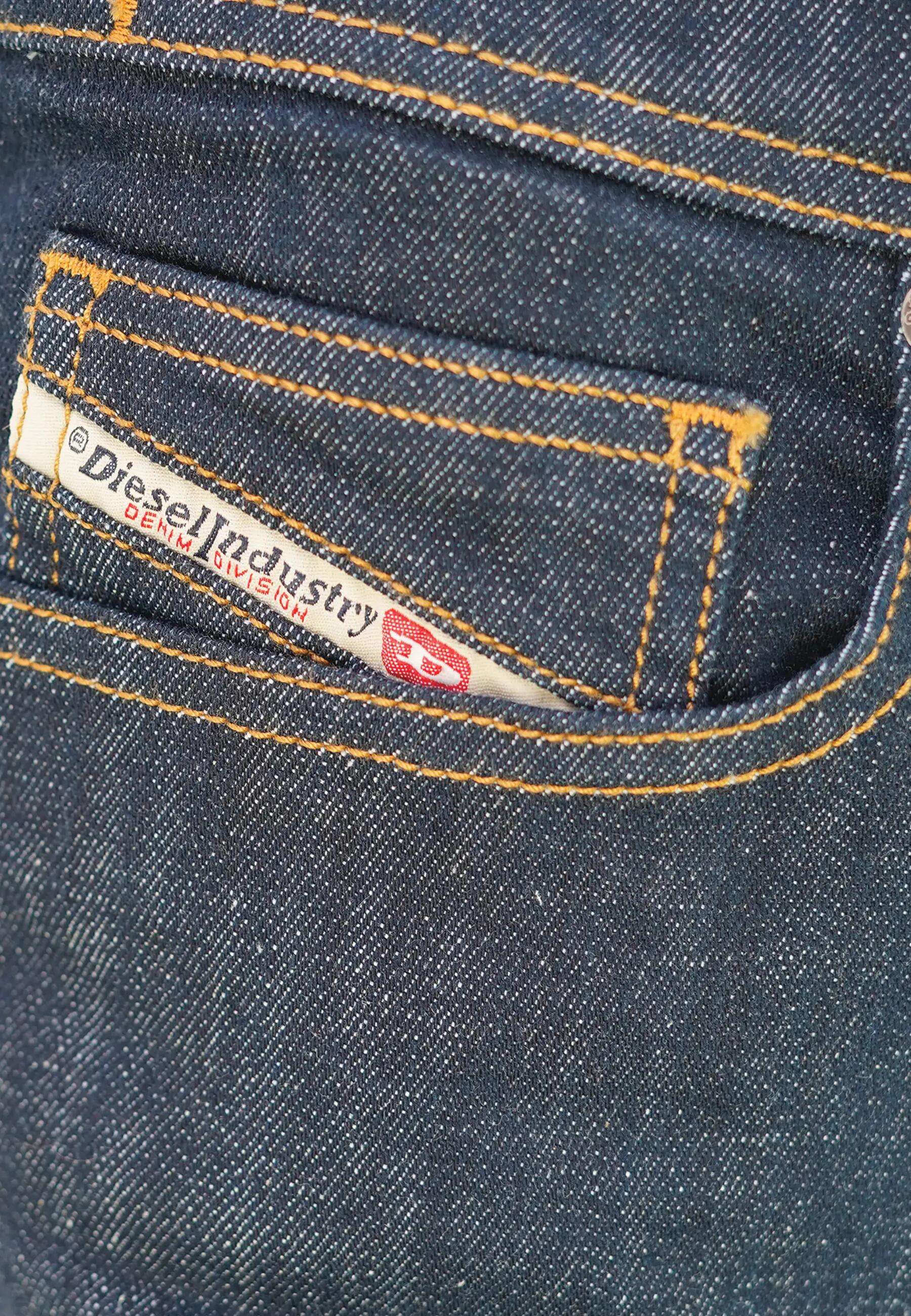 Pantaloni Uomo Diesel Kryos Lux Blu Scuro - Cotone Elasticizzato 6/6