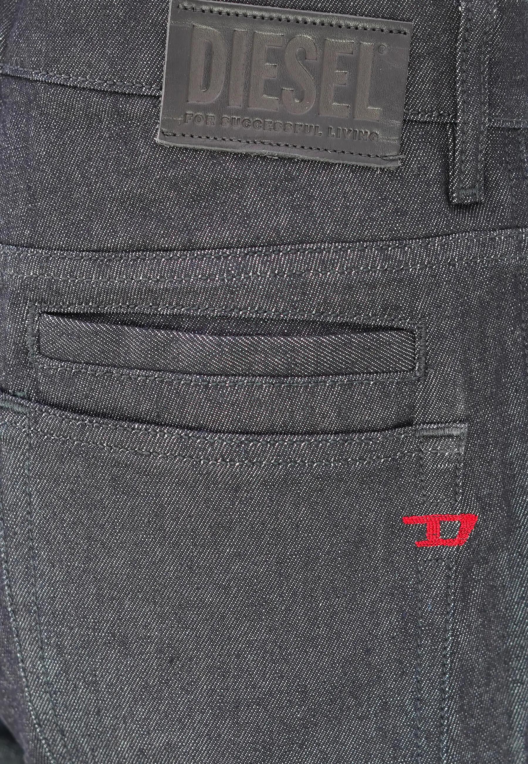 Diesel Herren-Hose schwarz Lyocell Baumwolle Reißverschluss casual 7/7