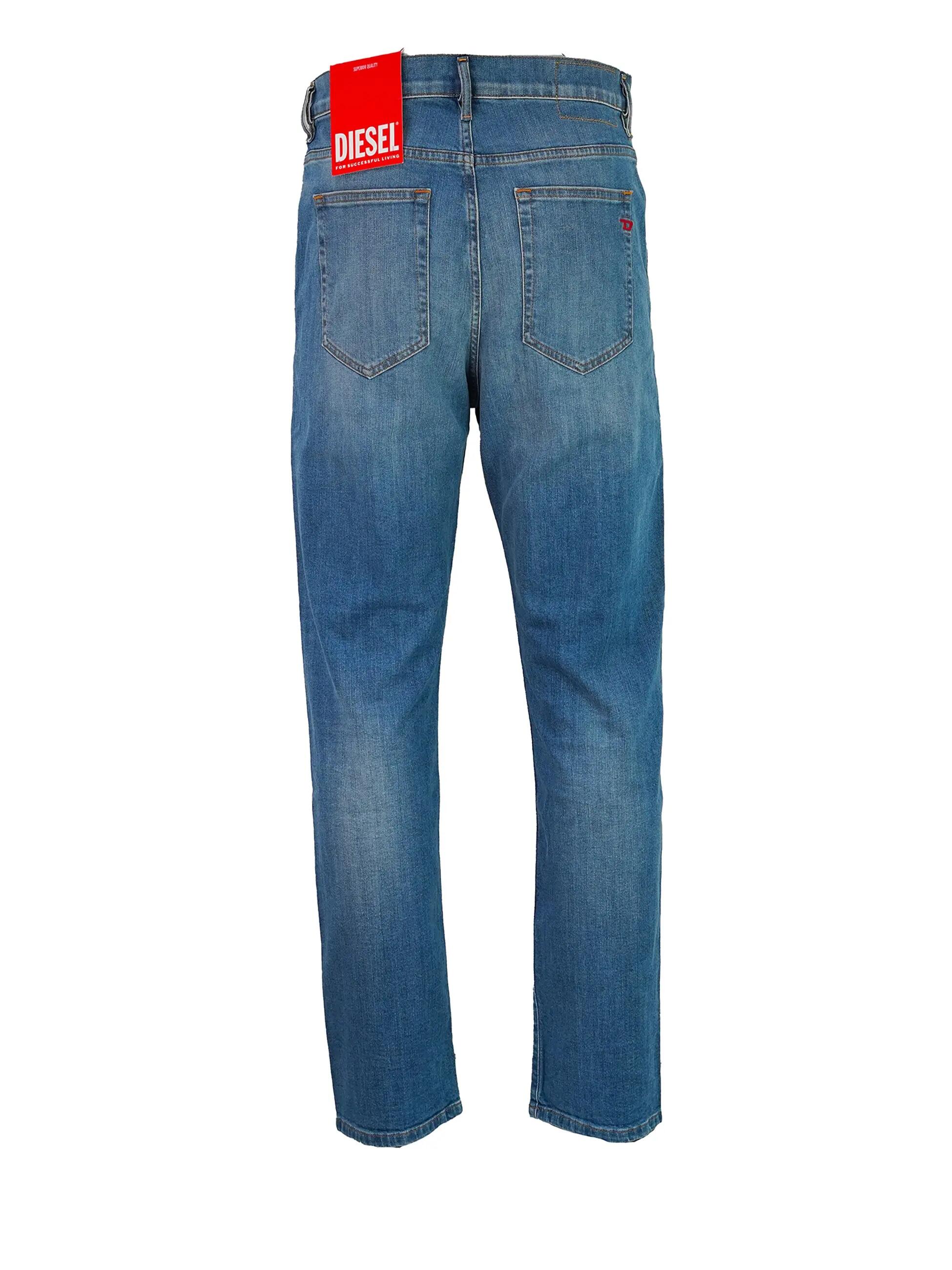 Diesel Herenbroek Blauw Jeans Ritssluiting Katoen 6/7
