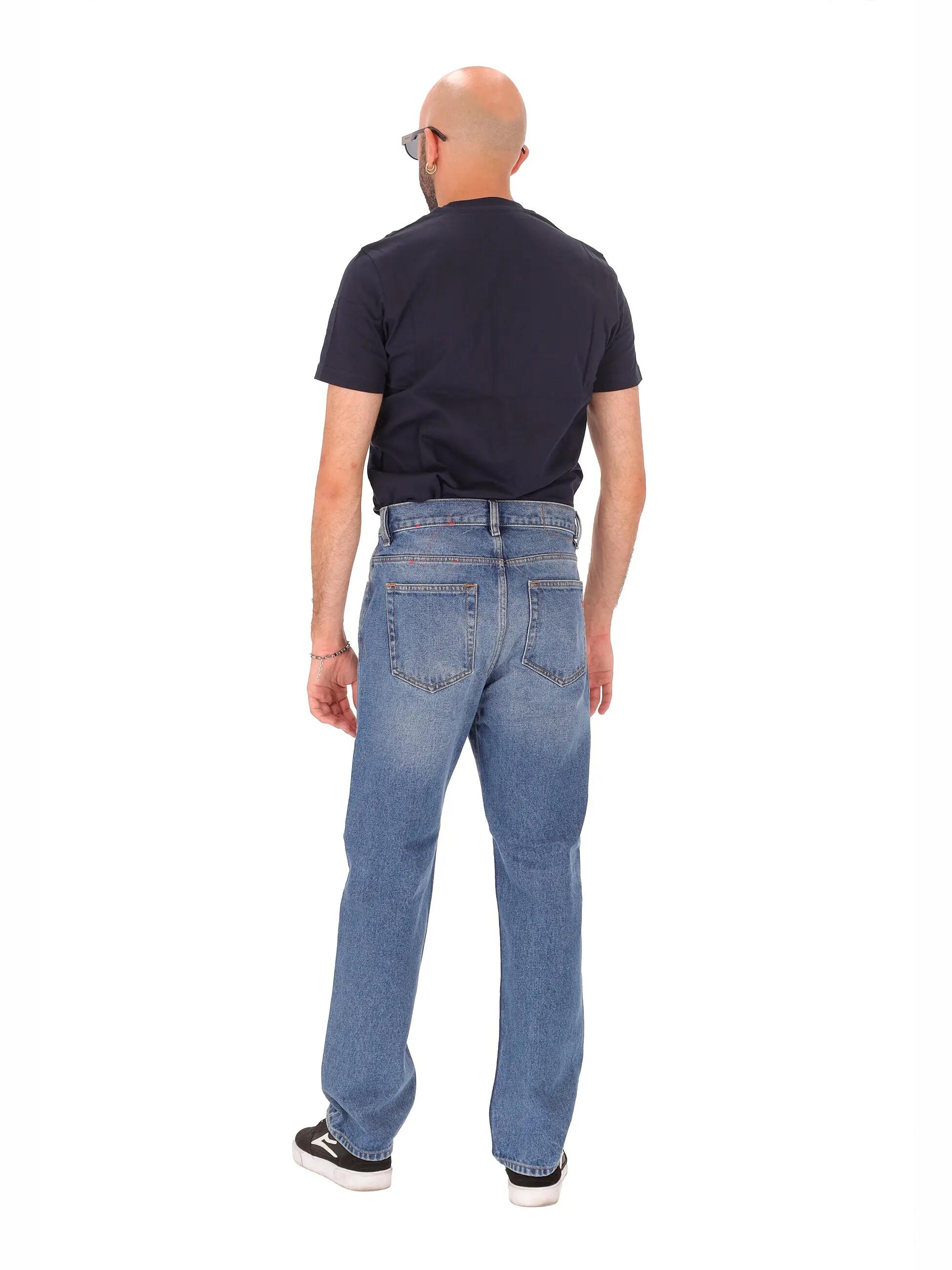 Pantalon Diesel Albenga Bleu Jeans Homme - Coton Fermeture Zip 3/7