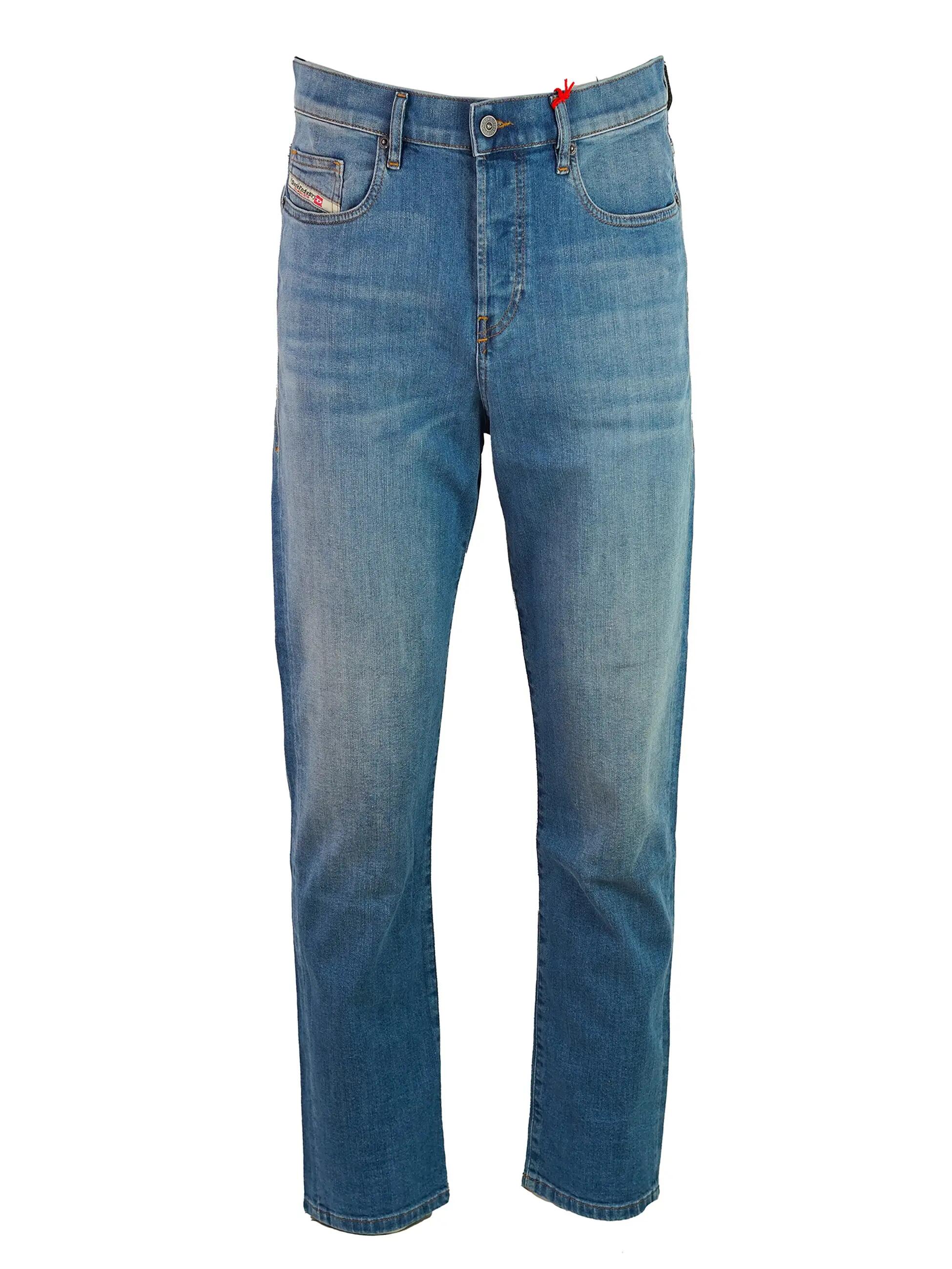 Diesel Herenbroek Blauw Jeans Ritssluiting Katoen 5/7