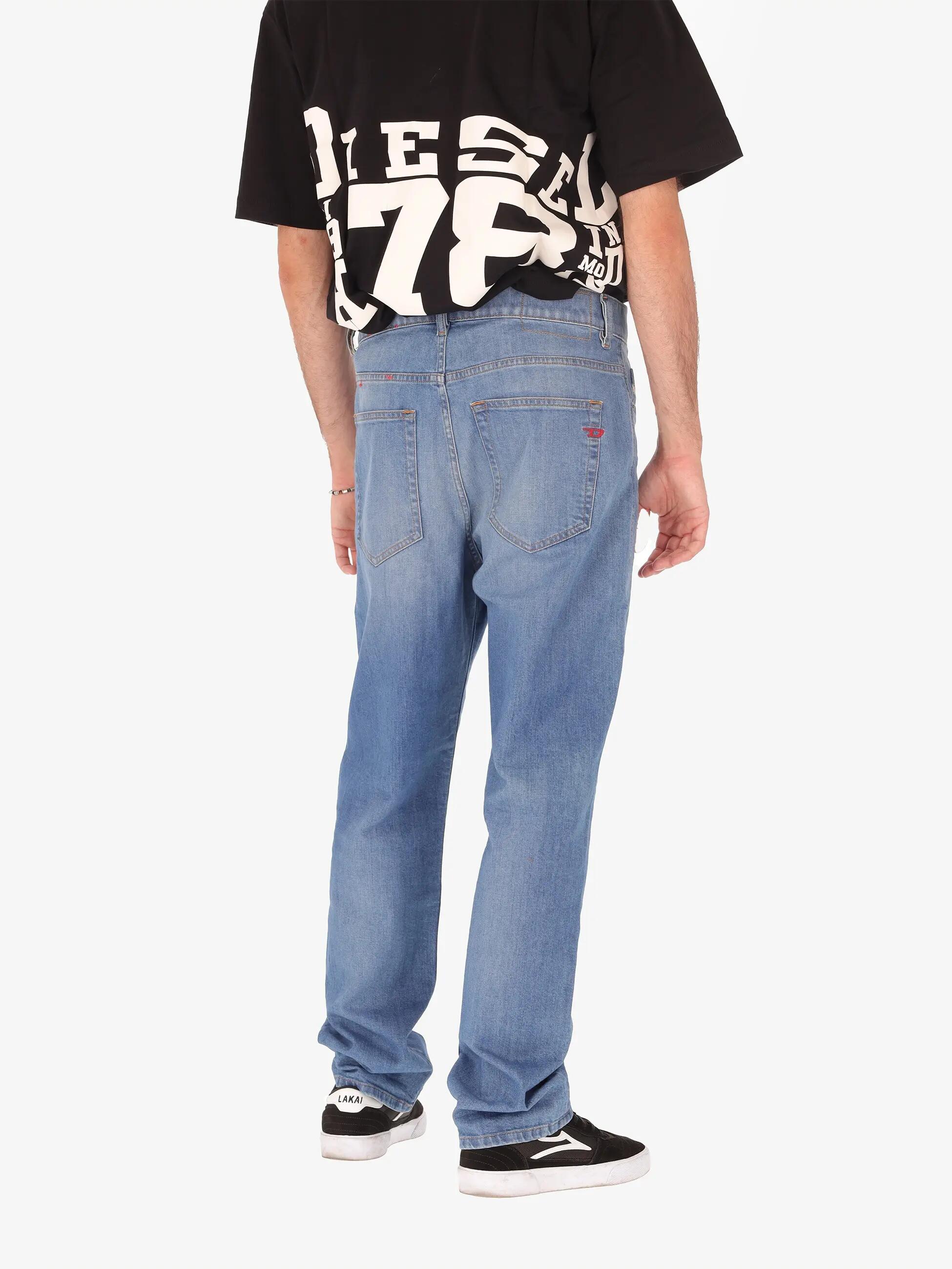 Diesel Herenbroek Blauw Jeans Ritssluiting Katoen 4/7