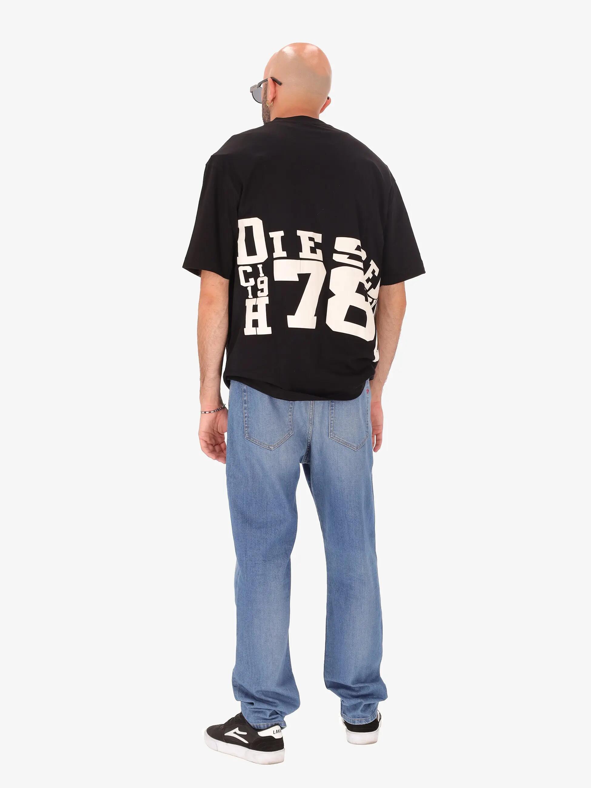 Diesel Herenbroek Blauw Jeans Ritssluiting Katoen 3/7