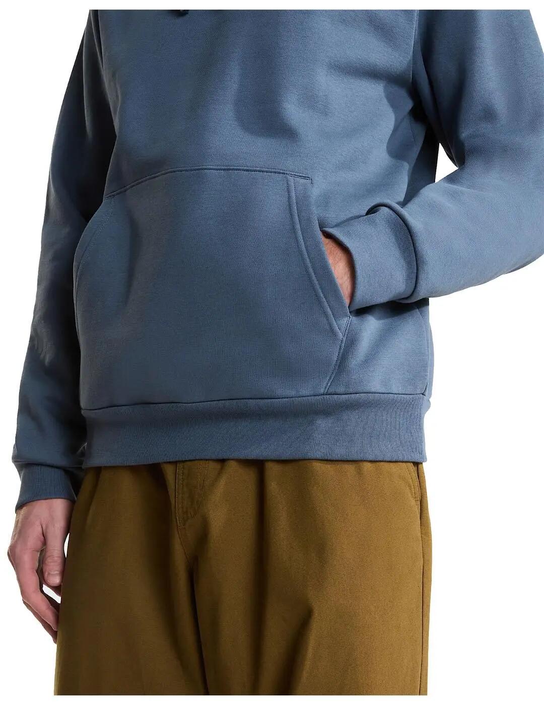 Modrá mikina The North Face Evolution Box NSE Regular Hoodie Granite Grey 7/7