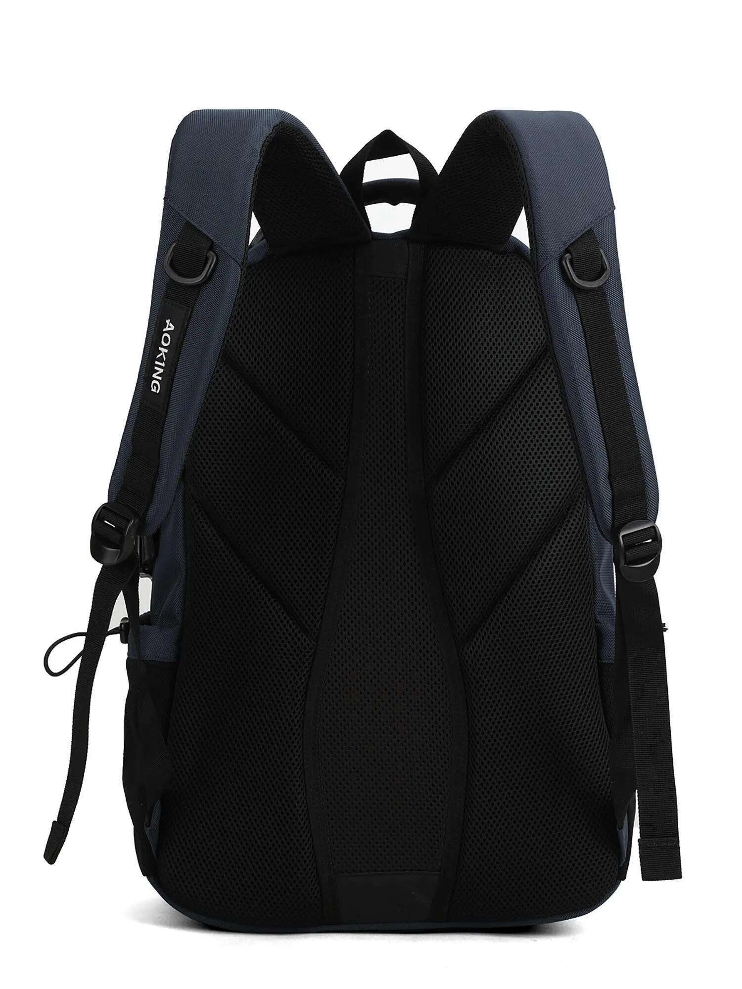 Zaino Aoking Apolyon Blu Scuro Poliestere Unisex con Zip 4/6