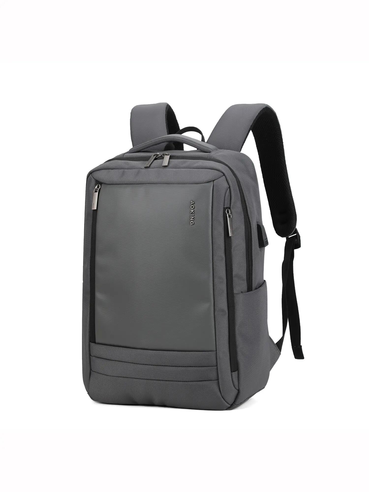 Zaino Aoking Erebus Nova Unisex - Poliestere Nero con Zip 2/6