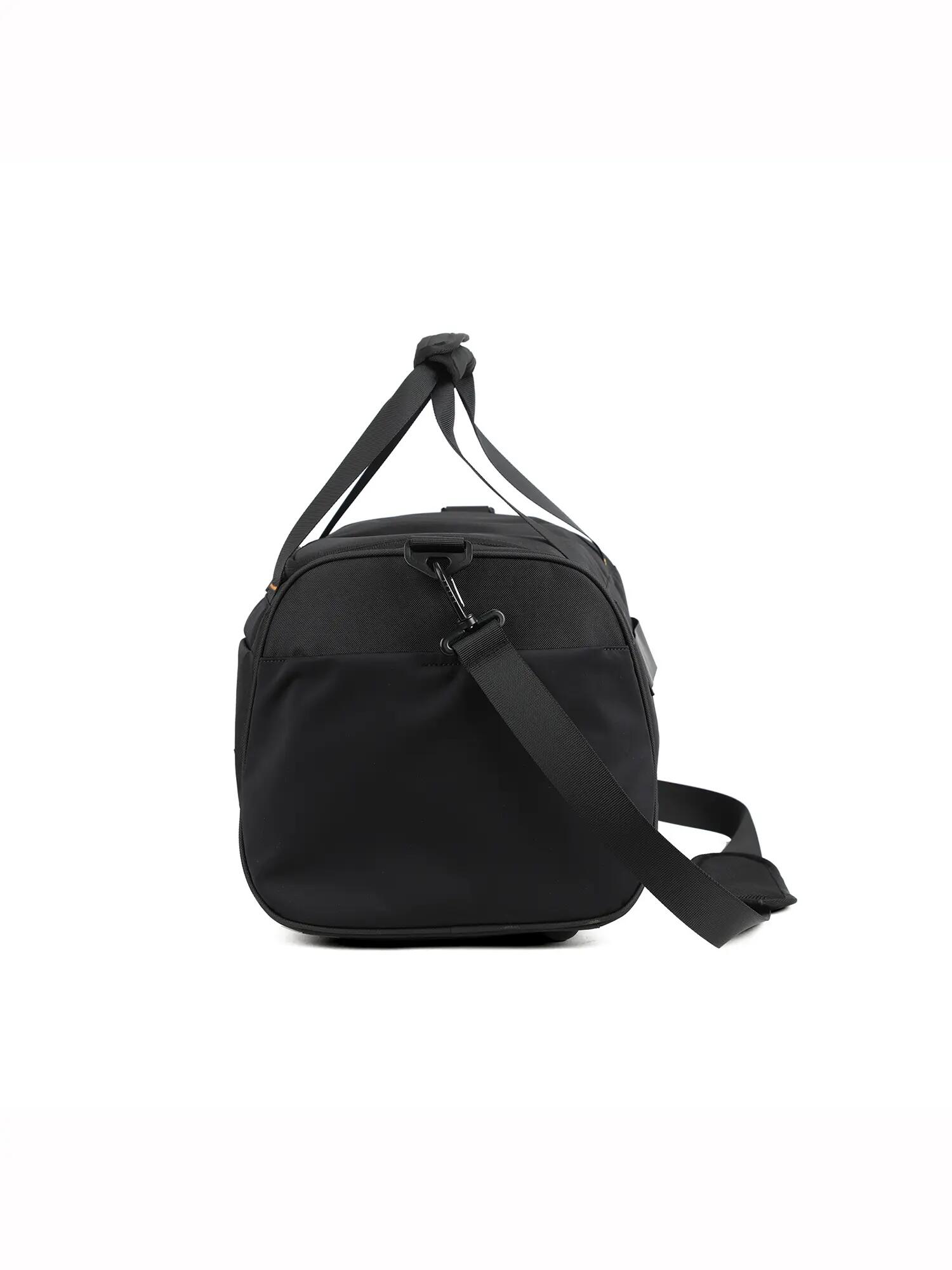 Borsa da Viaggio Unisex Aoking Nero - Chiusura Zip e Tracolla Regolabile 3/6