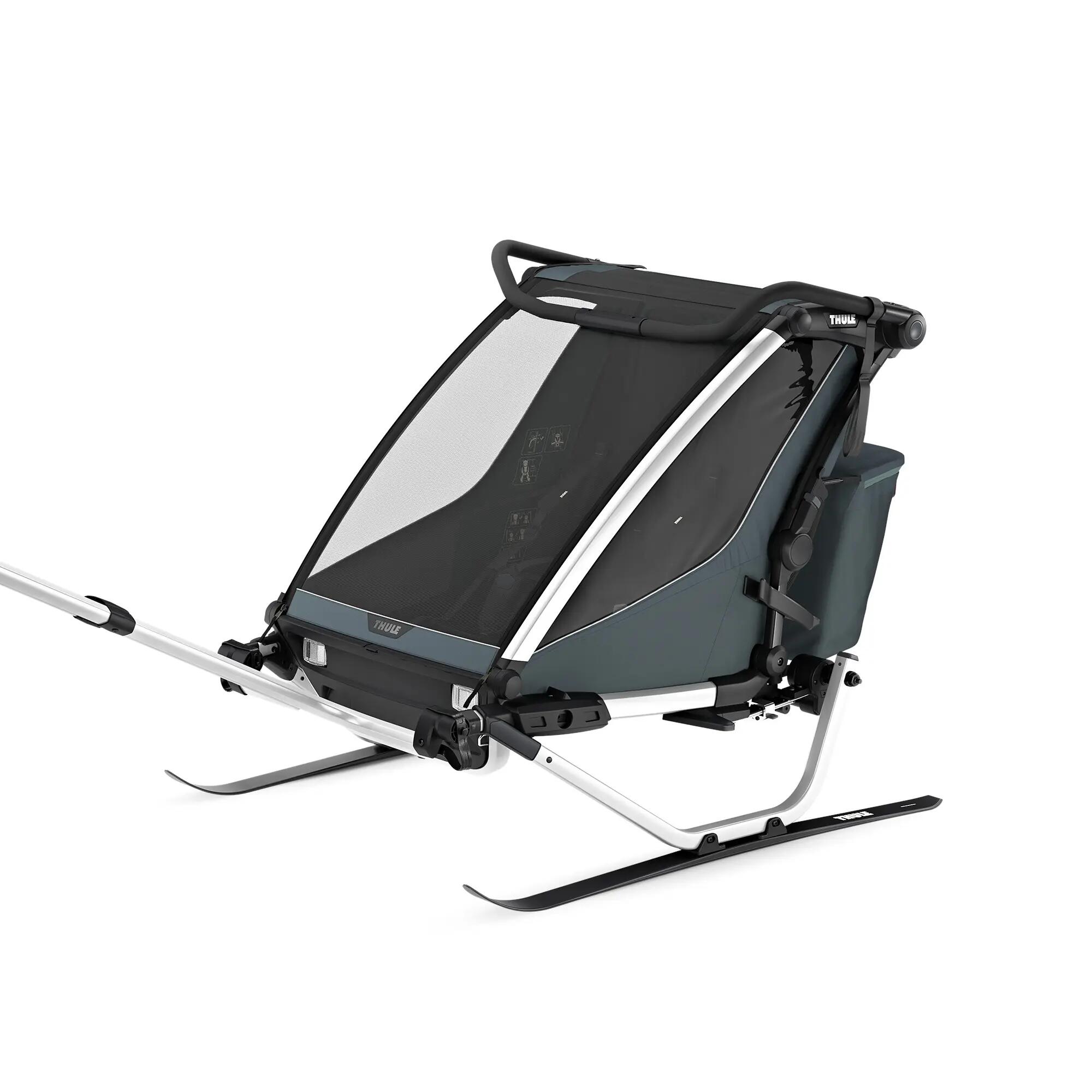 THULE Chariot Cross 2 Double remolque infantil para bicicleta 6/9