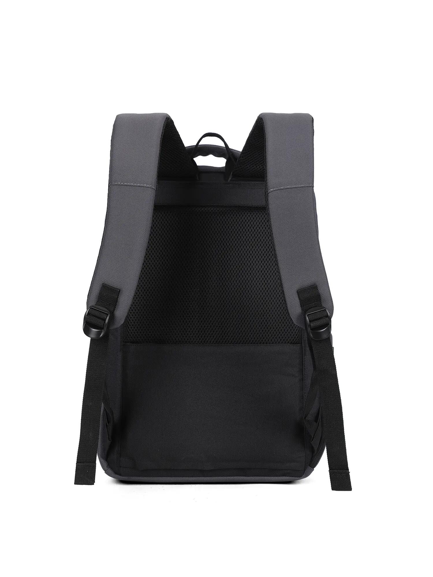 Zaino Unisex Eclipse Aoking Nero Poliestere Chiusura Zip 4/6