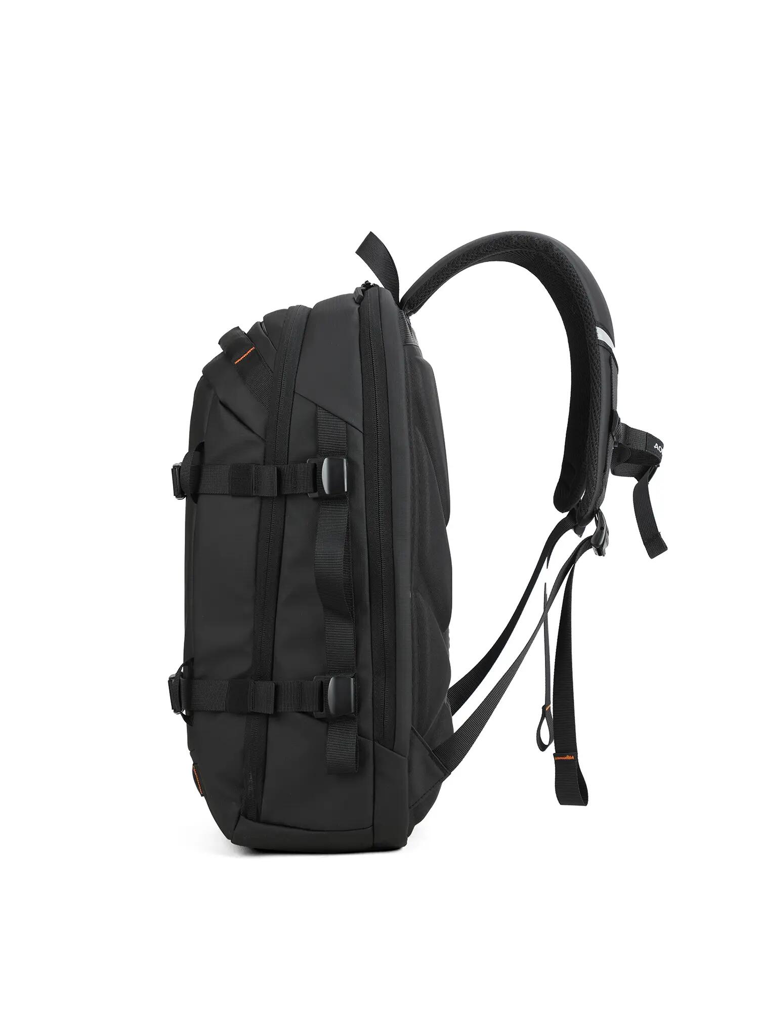 Zaino Aoking Unisex Nero con Zip - Poliestere Casual 3/6