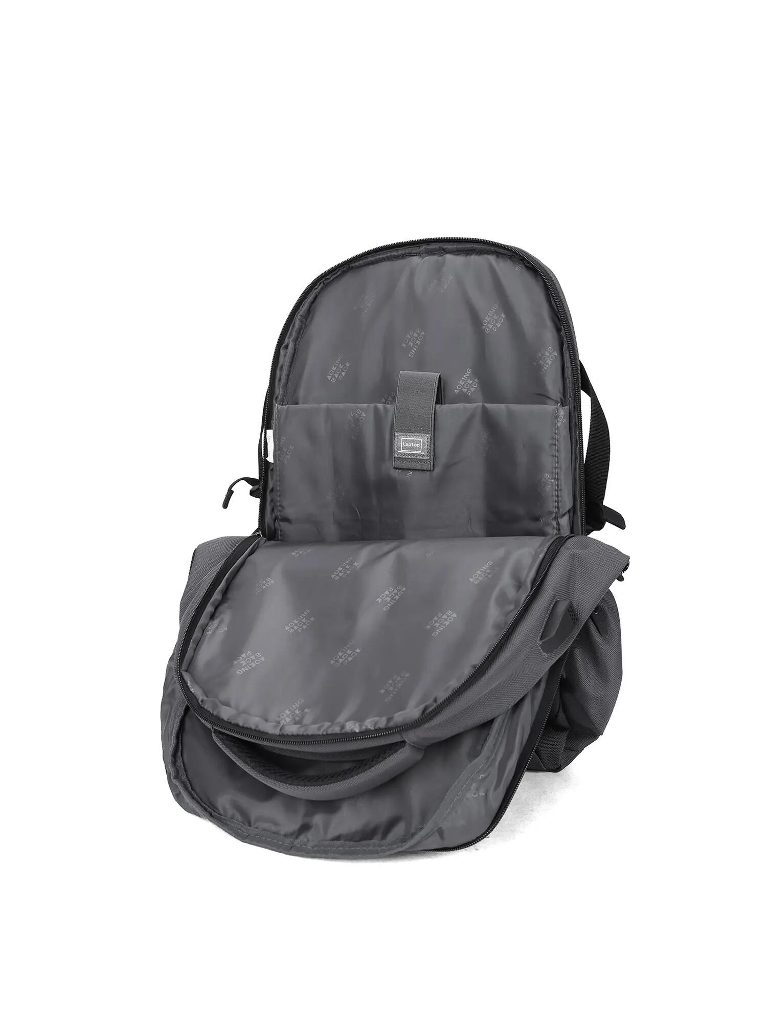 Zaino Aoking Yerevan Plus Nero - Poliestere Unisex 48x33x16 5/6