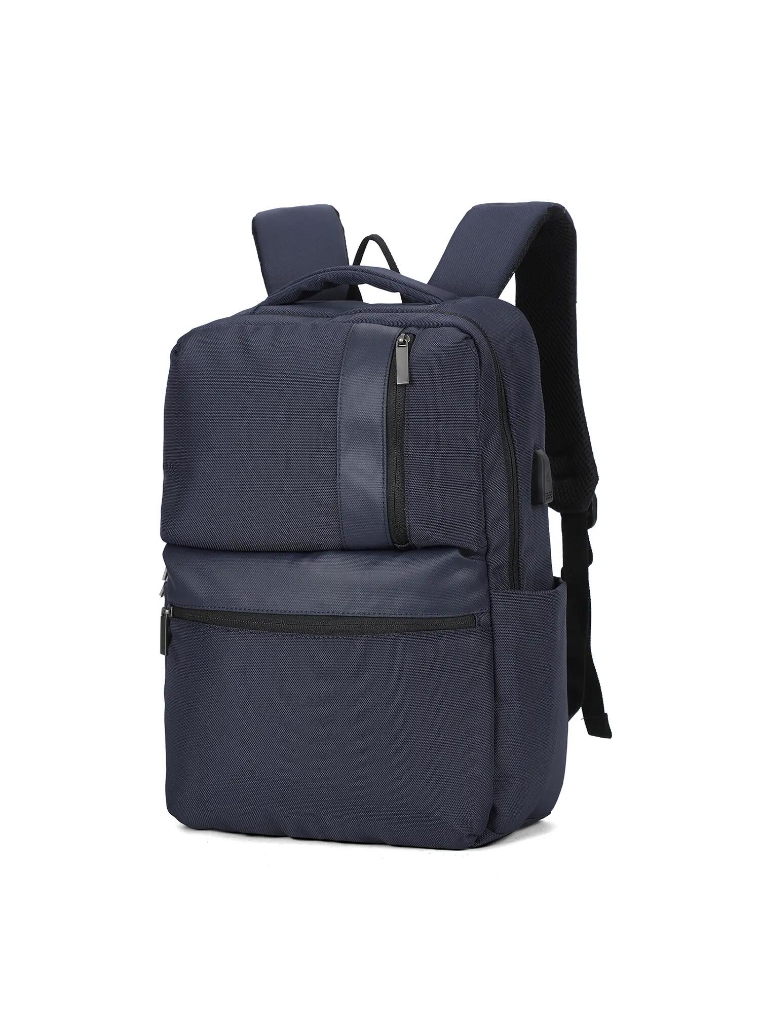 Zaino Aoking Novaris Unisex - Poliestere Nero con Zip 2/6