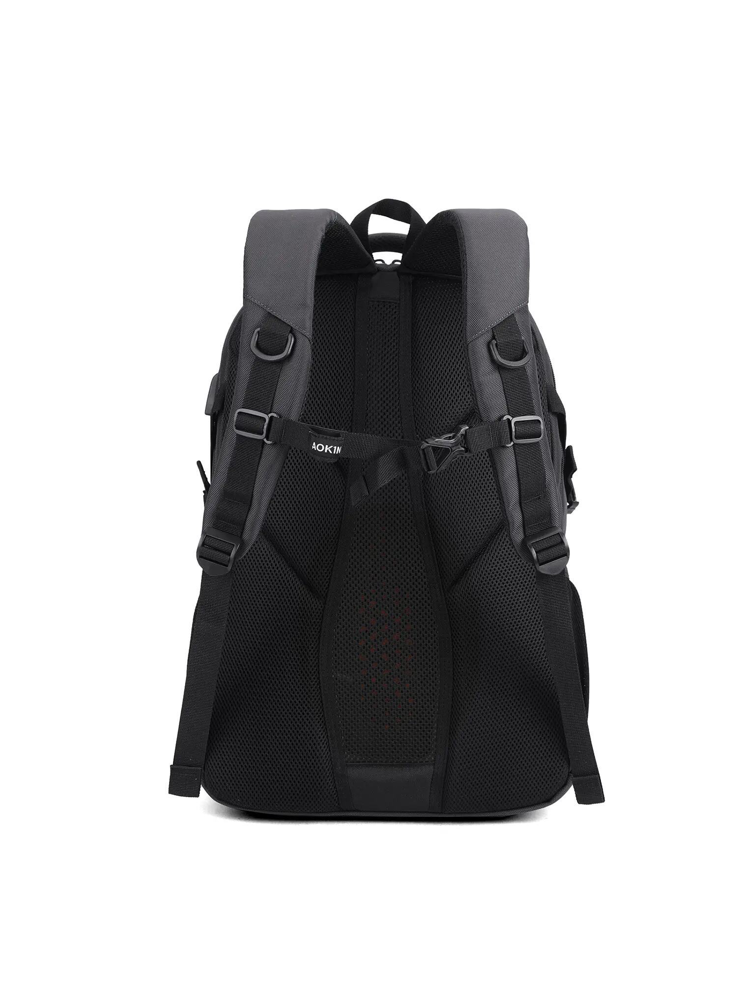 Zaino Aoking Yerevan Plus Nero - Poliestere Unisex 48x33x16 4/6