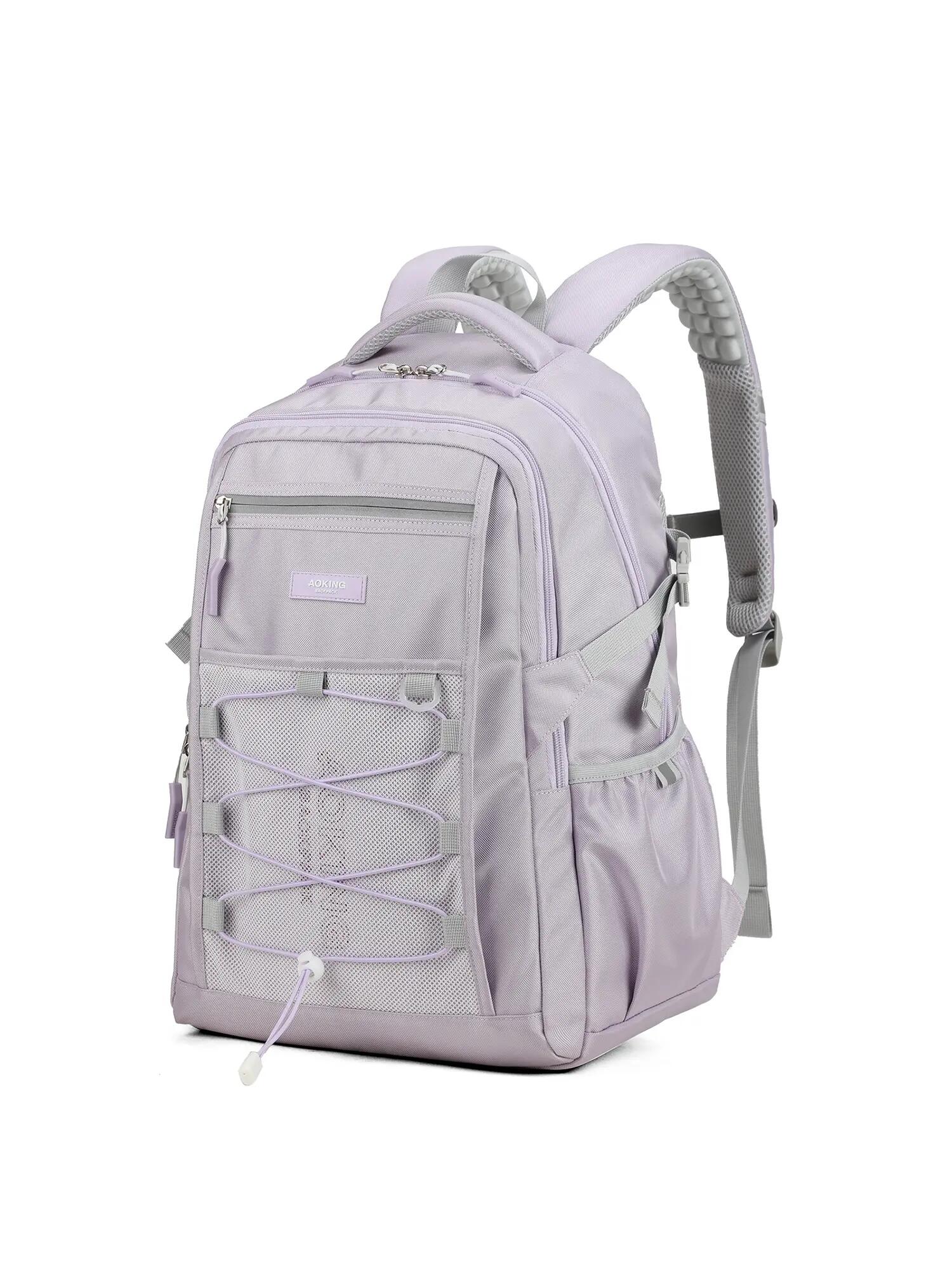 Batoh Aoking Luminara Lux Unisex - Polyester Světle Fialový 2/6
