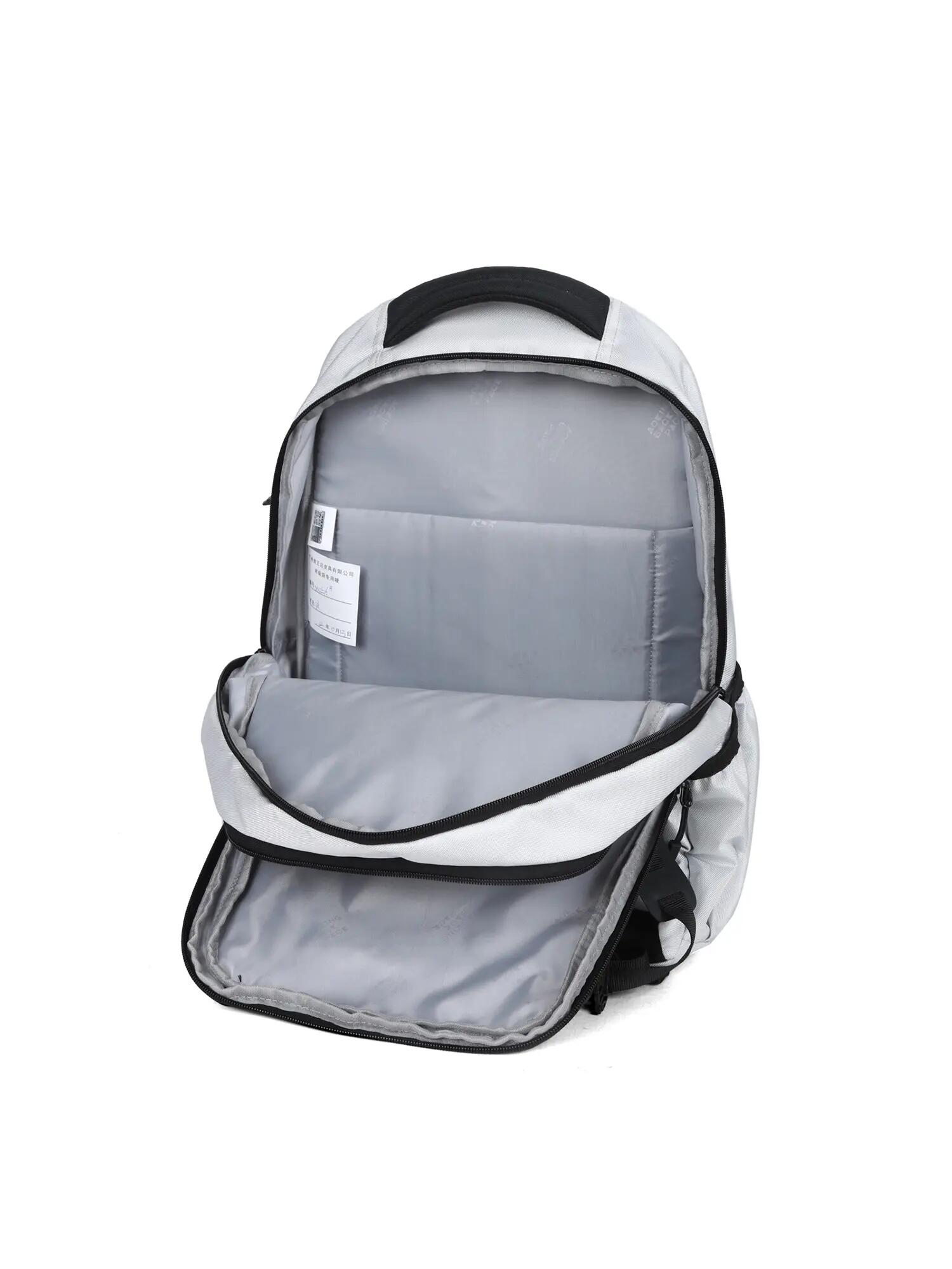 Zaino Aoking Nero Unisex con Zip - Poliestere 34x19x47 cm 5/6