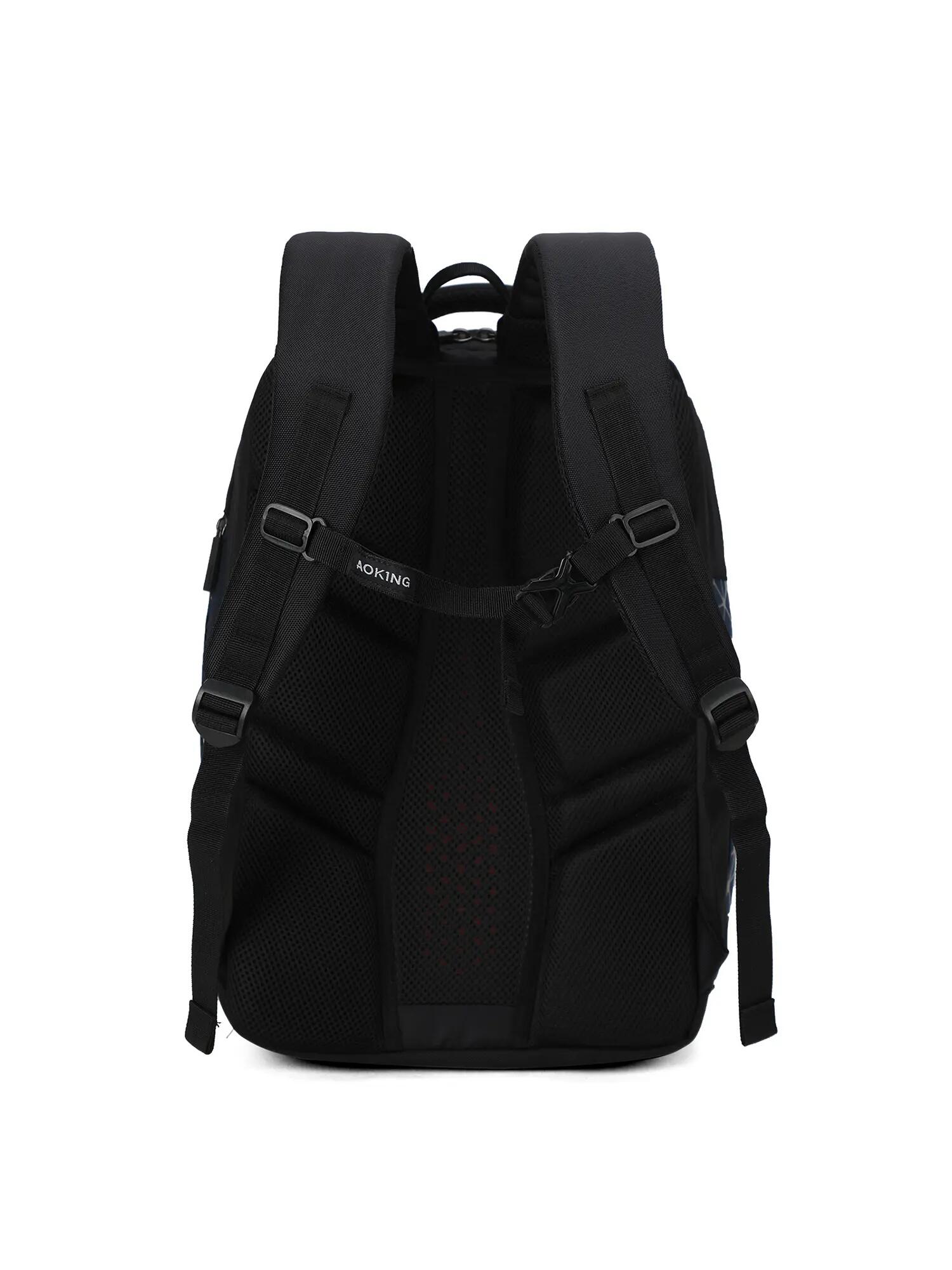 Batoh Aoking Eclipse Plus Modrý Černý - Unisex Polyester se Zipem 4/6