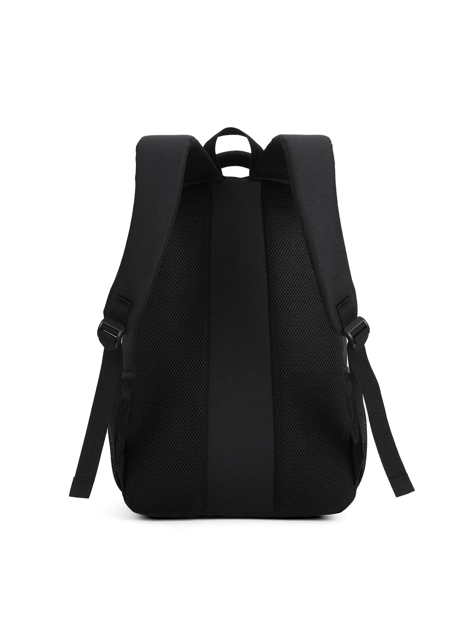 Zaino Aoking Nero e Blu Unisex con Zip - Poliestere Casual 4/6