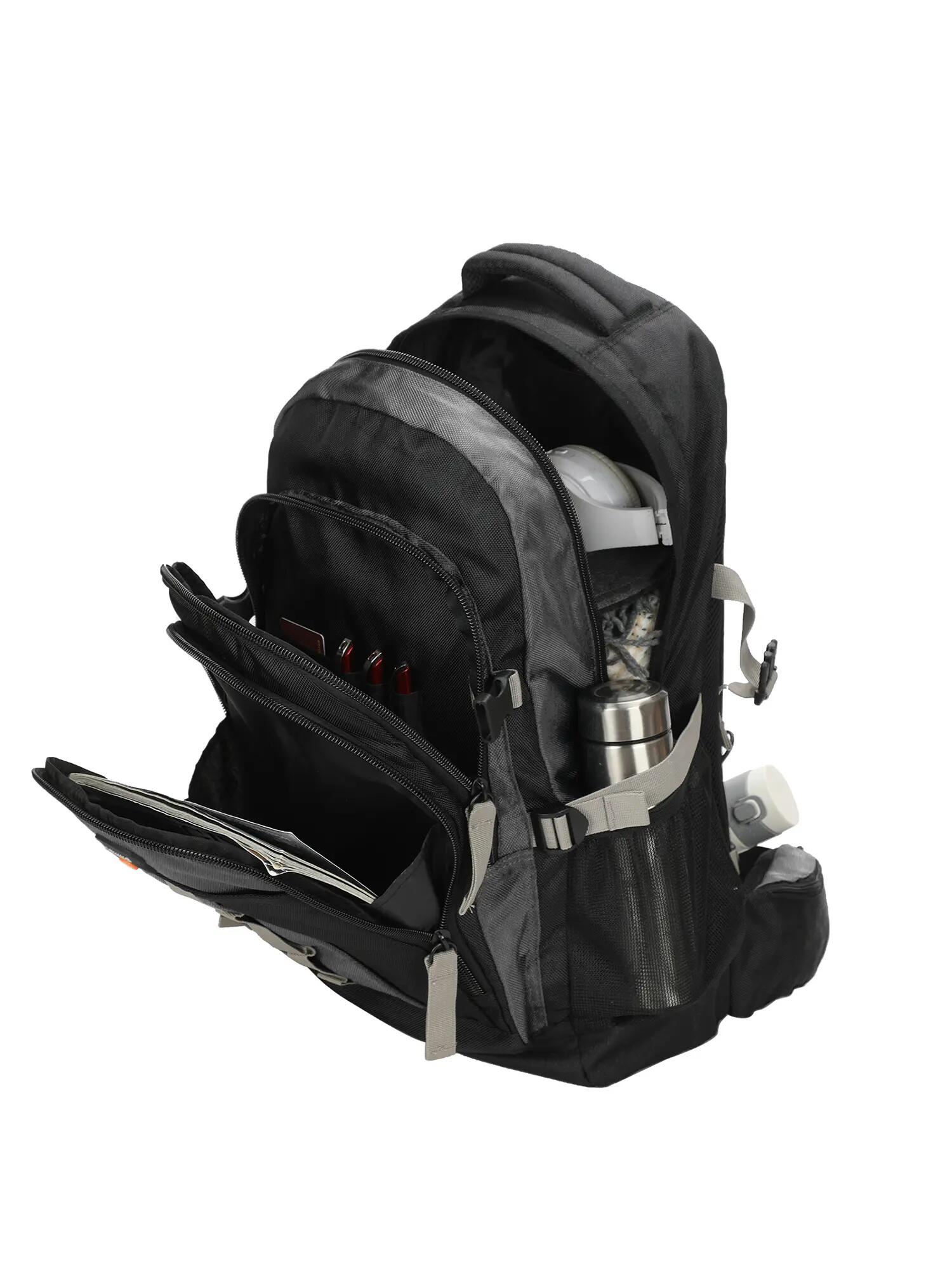Aoking Rucksack Unisex Schwarz mit Colour Blocking - Polyester 5/6