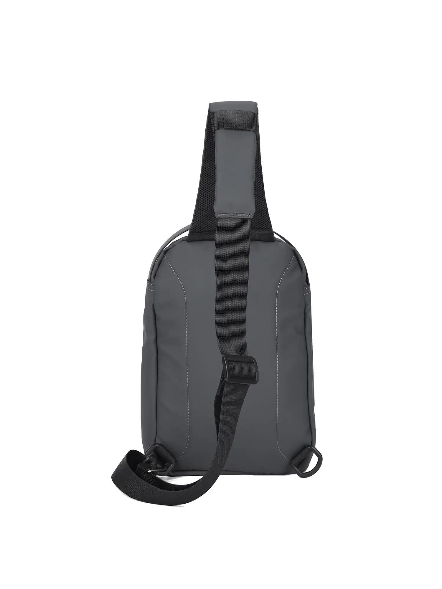 Aoking Umhängetasche Unisex Schwarz - Reißverschluss und multifunktionale Fächer 4/6
