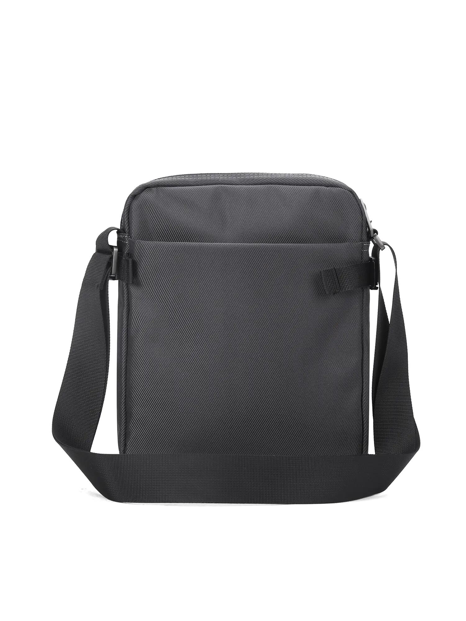 Aoking Borsa a Spalla Unisex Nero - Chiusura Zip Tracolla Regolabile 4/6