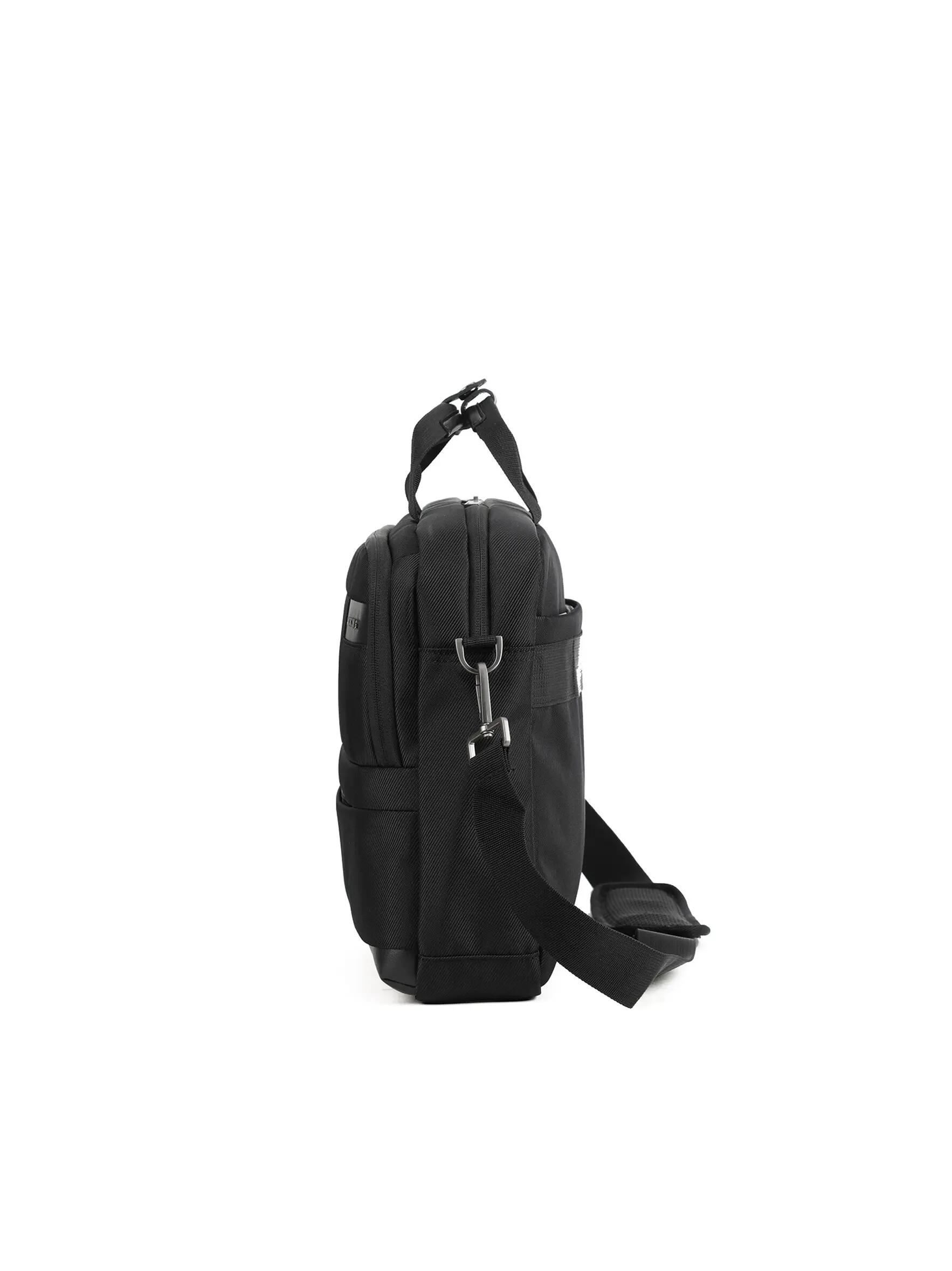 Aoking Arbeitstasche Unisex Schwarz - Reißverschluss und verstellbarer 3/6