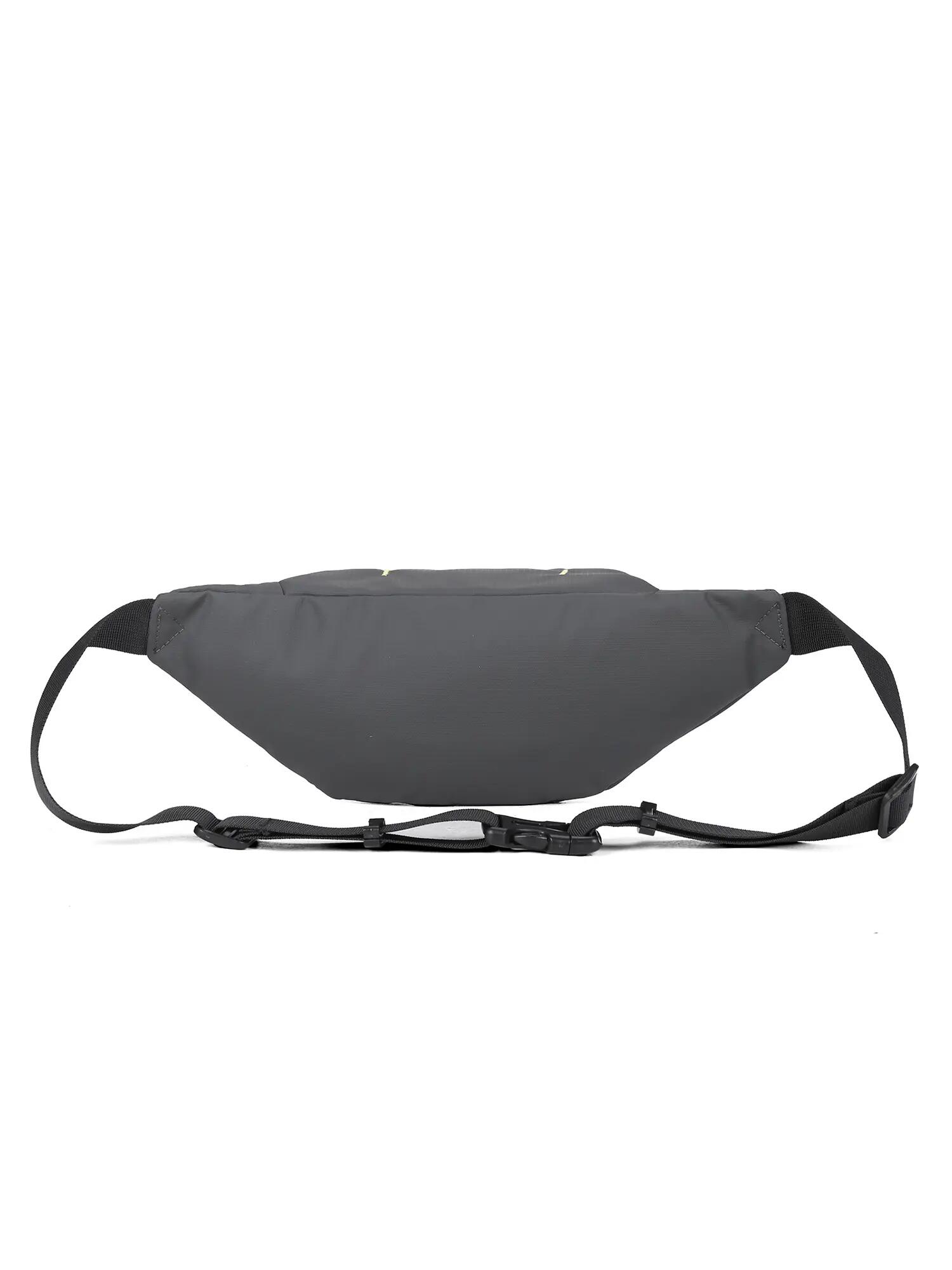 Marsupio Aoking Unisex Nero con Zip e Tracolla Regolabile 4/6