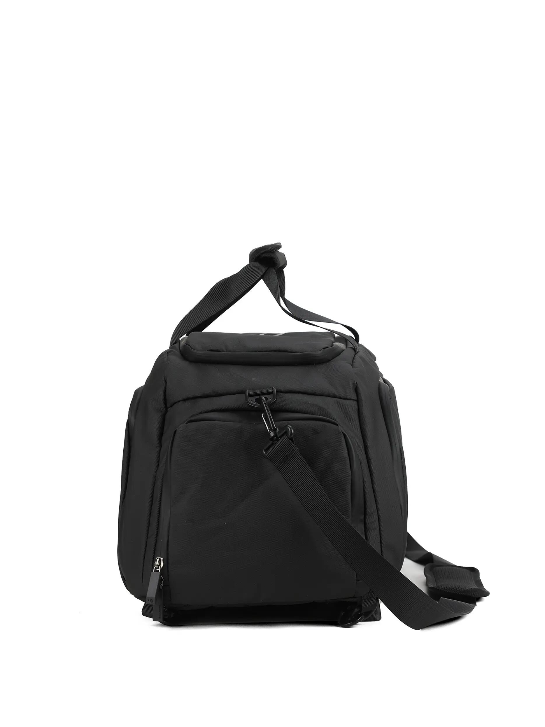 Unisex Reisetasche Schwarz mit Reißverschluss - 53x25x30 cm 3/6