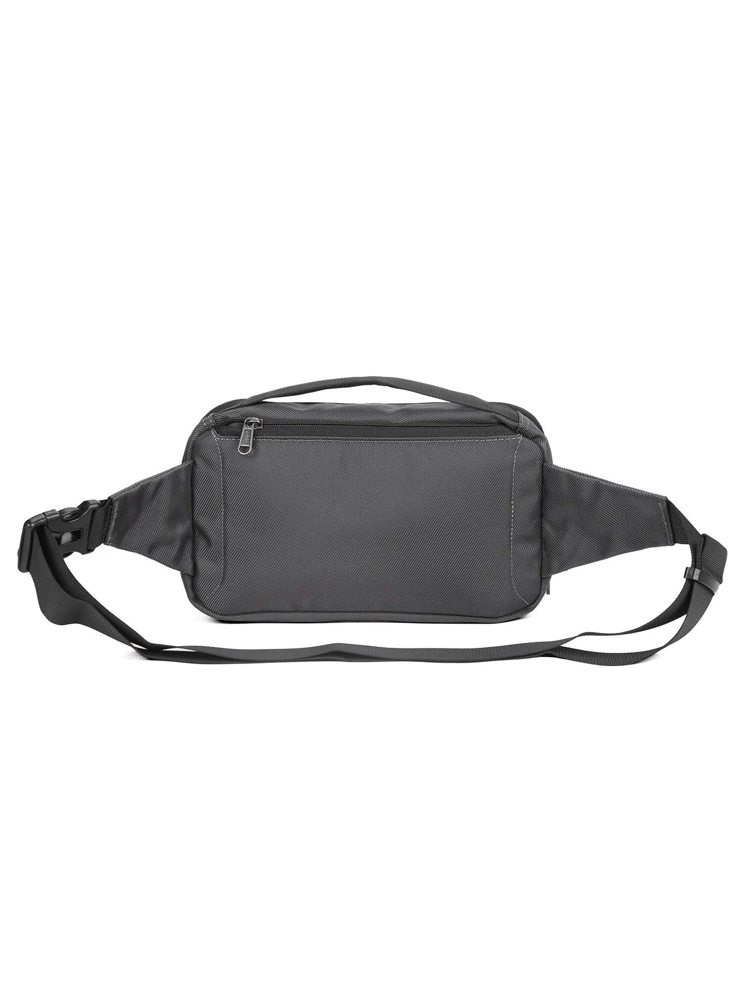 Marsupio Unisex Aoking Nero - Poliestere con Zip e Tracolla Regolabile 4/6