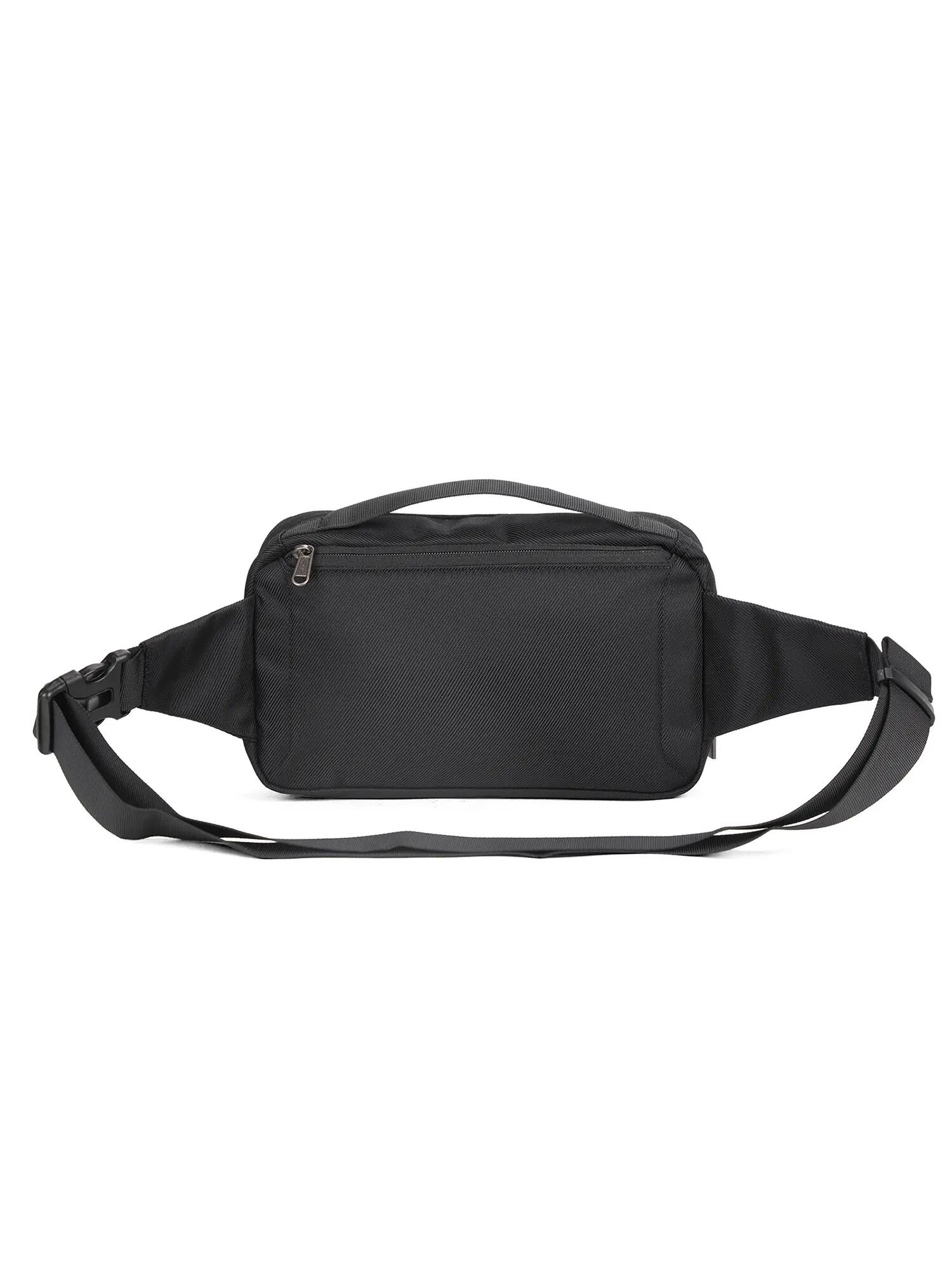 Unisex Ledvinka Aoking Černá - Polyester se Zipem a Nastavitelným Popruhem 4/6