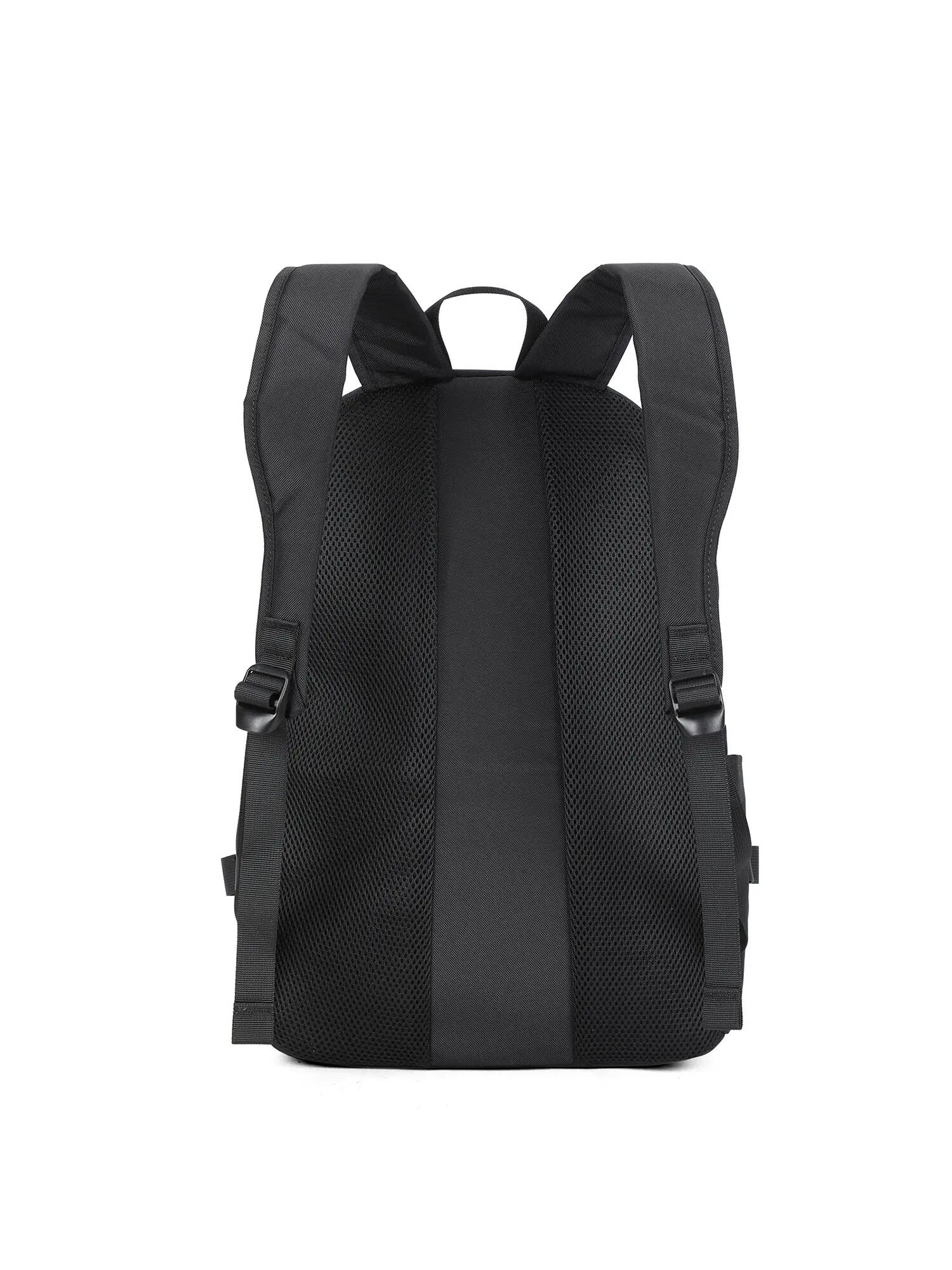 Aoking Unisex Rucksack Schwarz mit Reißverschluss - Polyester 32x46 cm 4/6