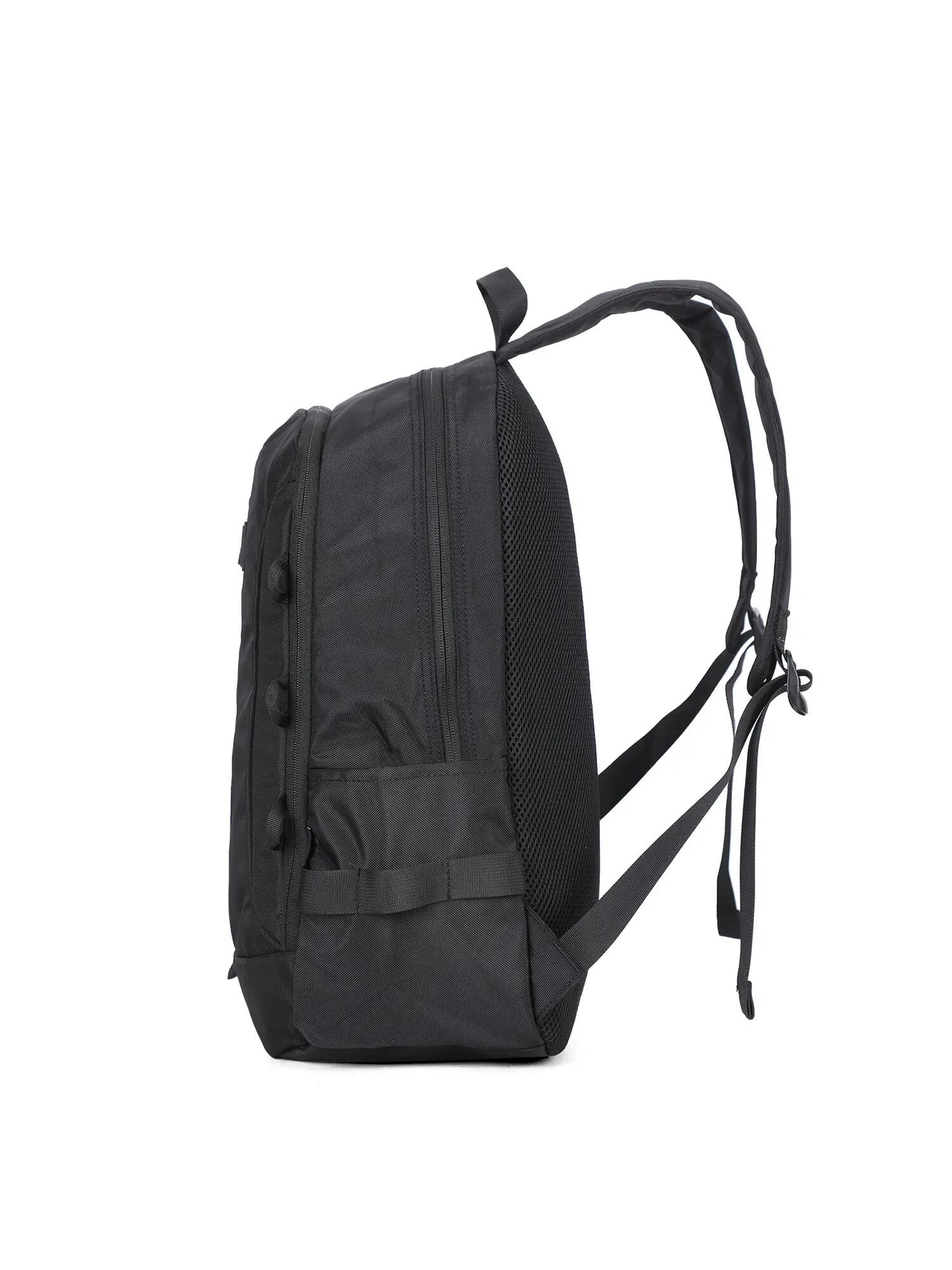 Aoking Unisex Rucksack Schwarz mit Reißverschluss - Polyester 32x46 cm 3/6