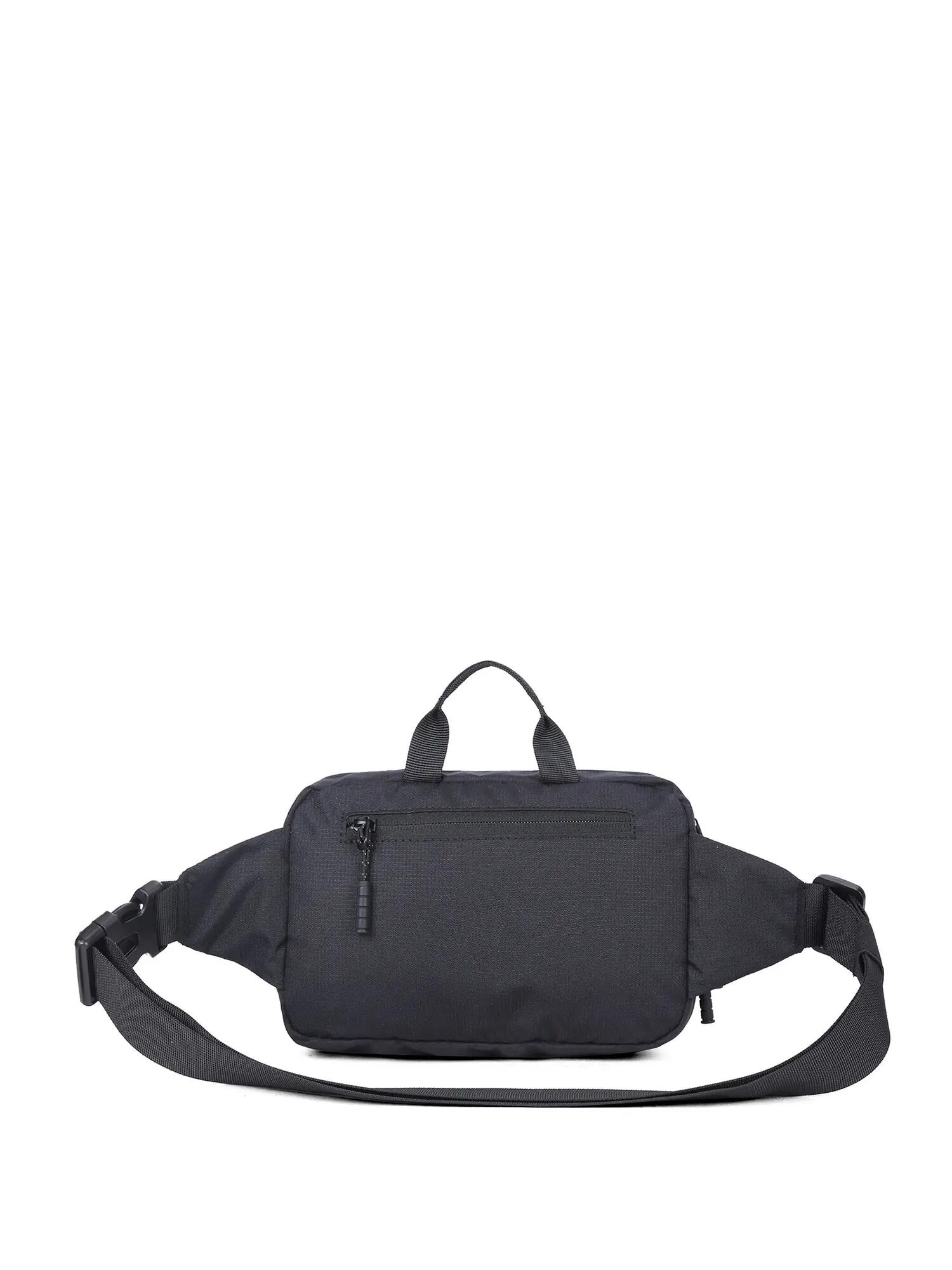 Aoking Unisex Bauchtasche Schwarz - Reißverschluss mit verstellbarem 4/6