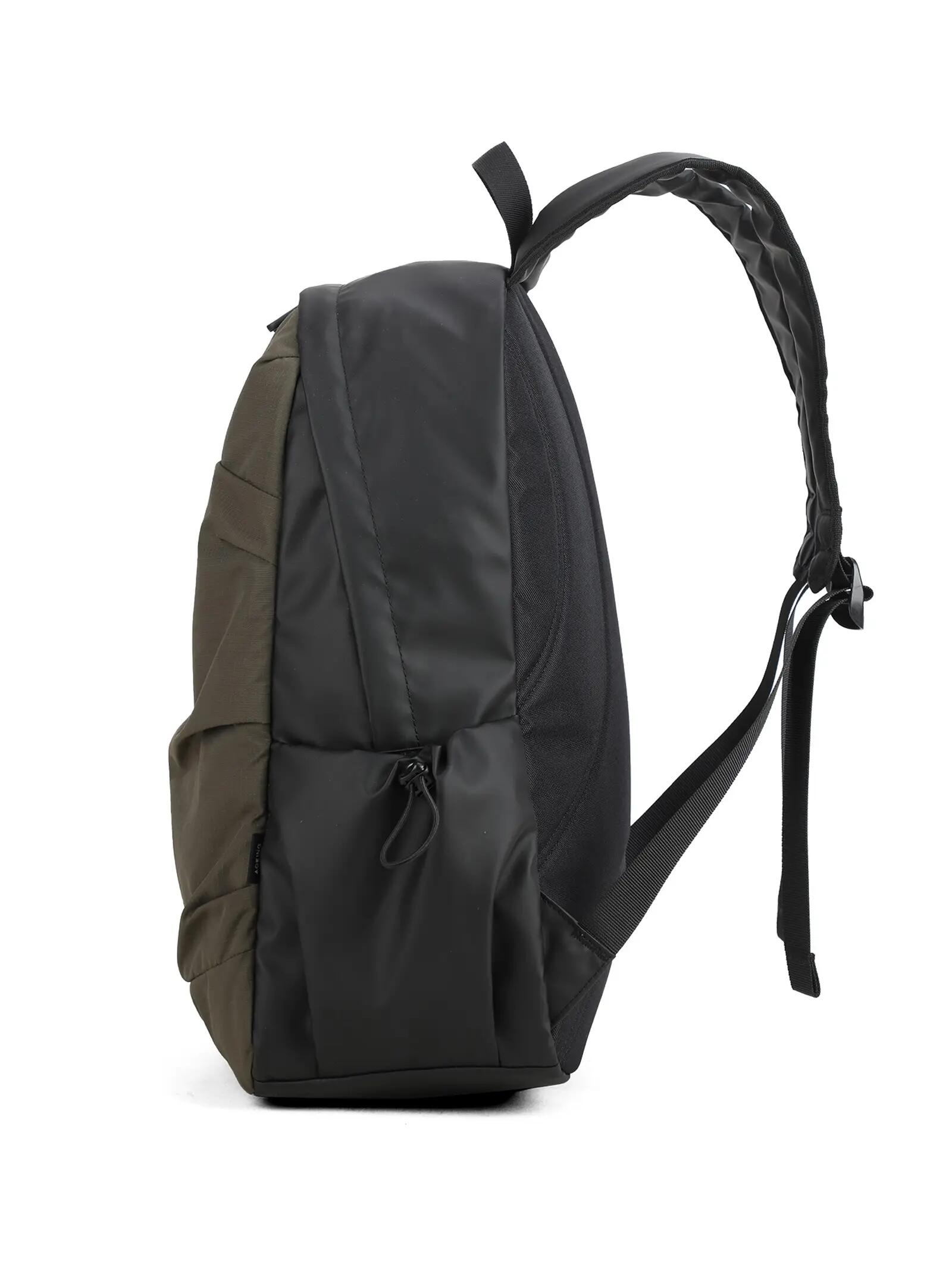 Sac à Dos Aoking Unisexe avec Fermeture Éclair - Polyester Noir Marron Vert 2/7