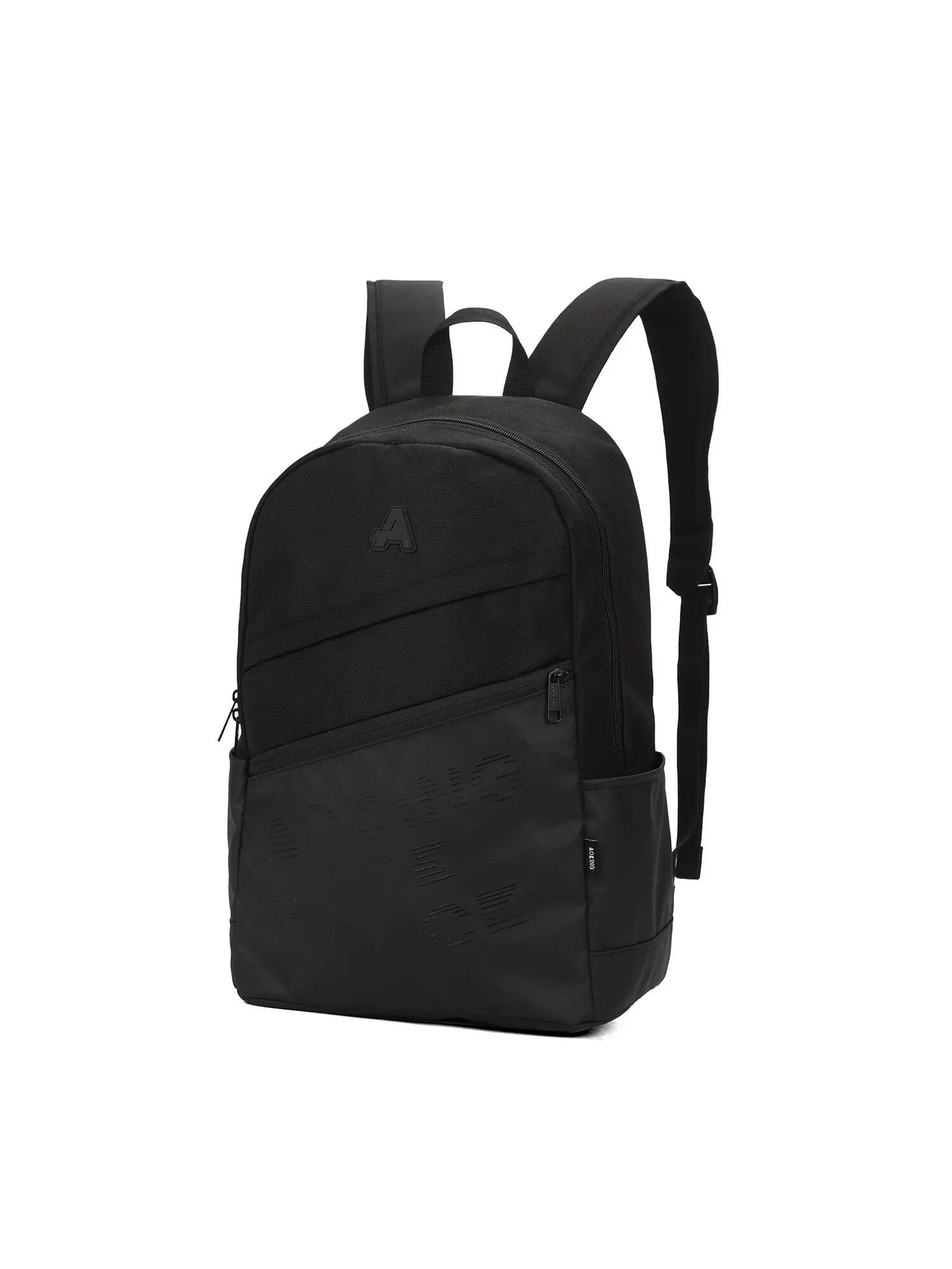Batoh Aoking Unisex se Zipem - Polyester Černá Modrá Šedá 2/6