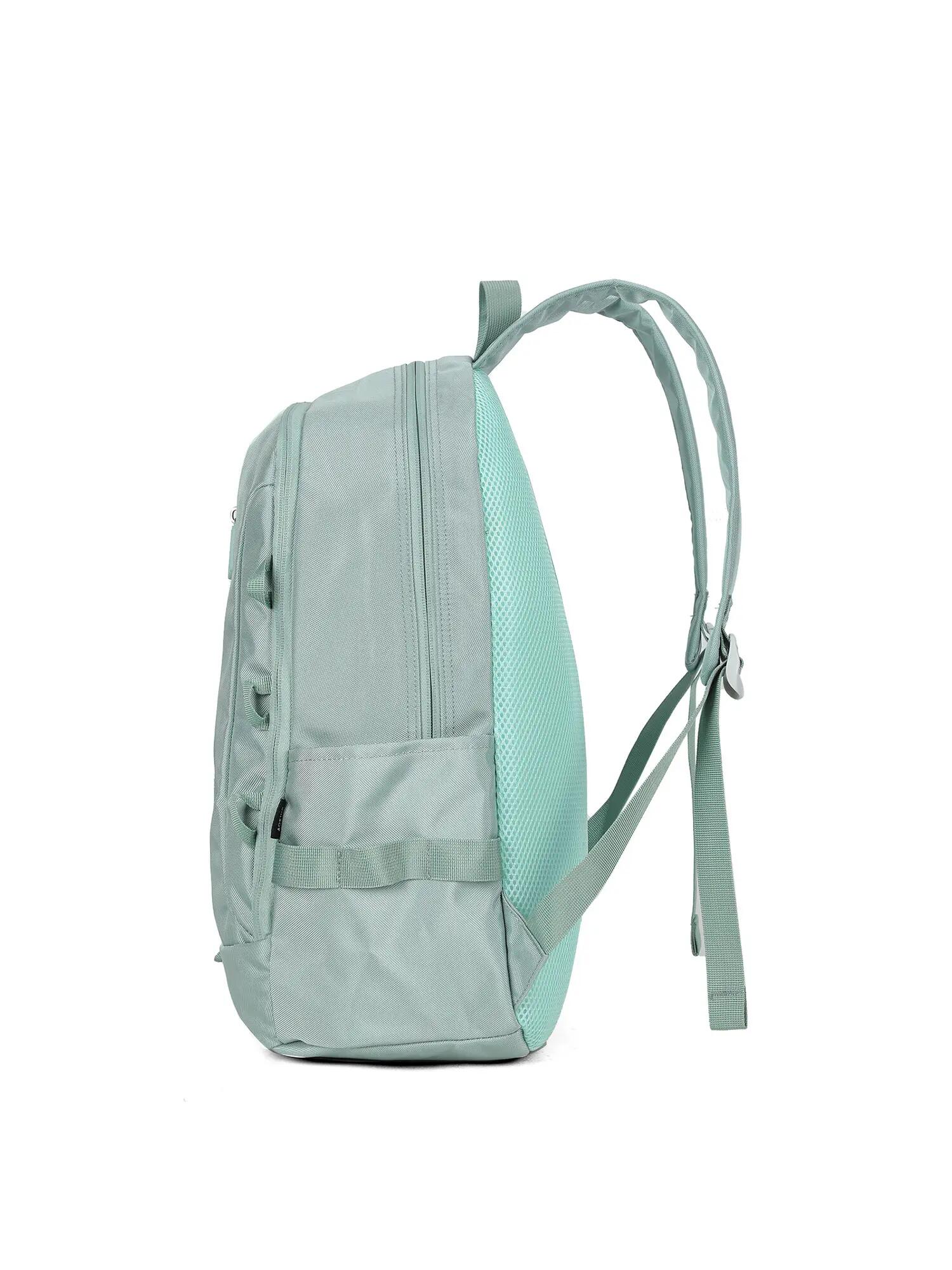 Aoking Unisex Rugzak Zwart met Rits - Polyester 32x46 cm 3/6