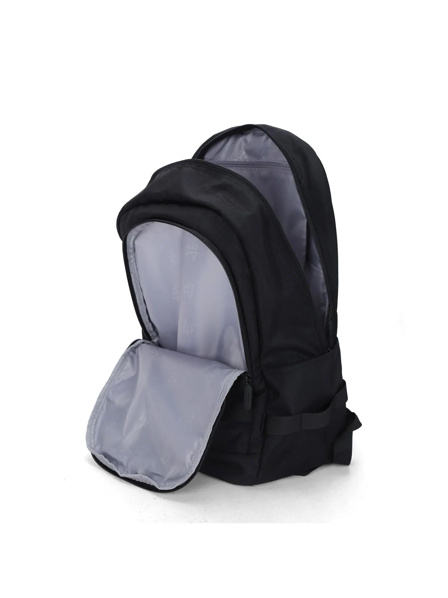 Zaino Aoking Nero Unisex con Zip - Poliestere Casual 5/6