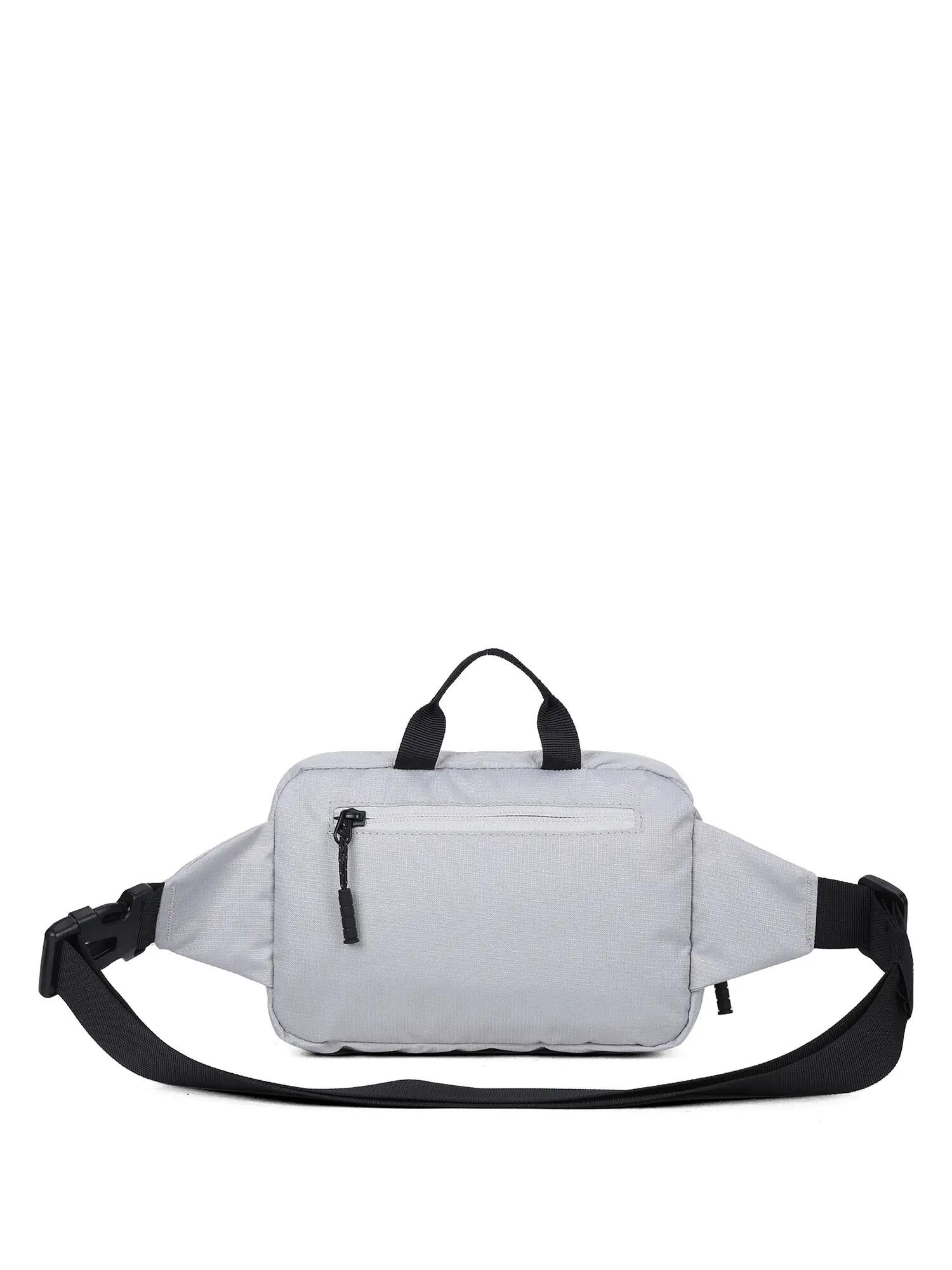 Marsupio Unisex Aoking Negro - Cierre Cremallera Correa Ajustable 4/6