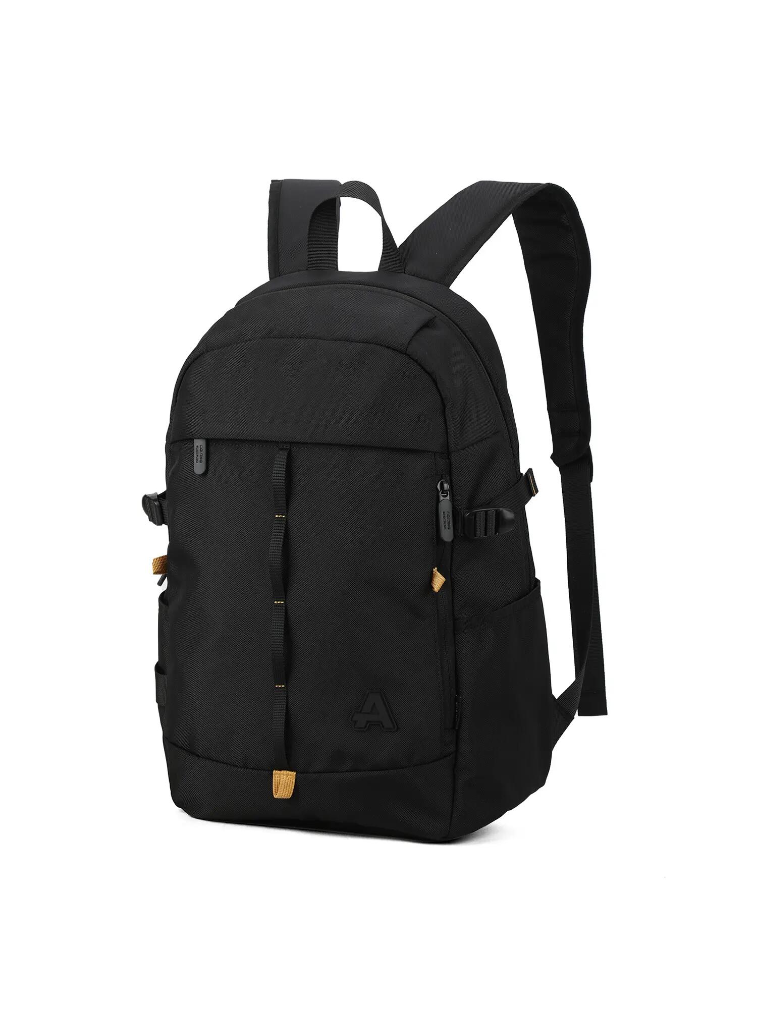 Zaino Aoking Horizon Nova Unisex - Poliestere Nero con Zip 2/6