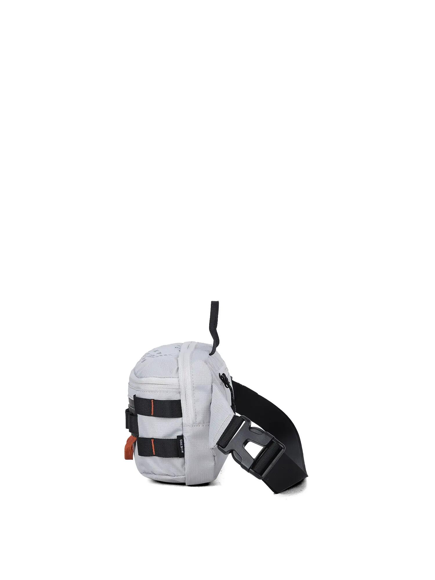Marsupio Unisex Aoking Negro - Cierre Cremallera Correa Ajustable 3/6