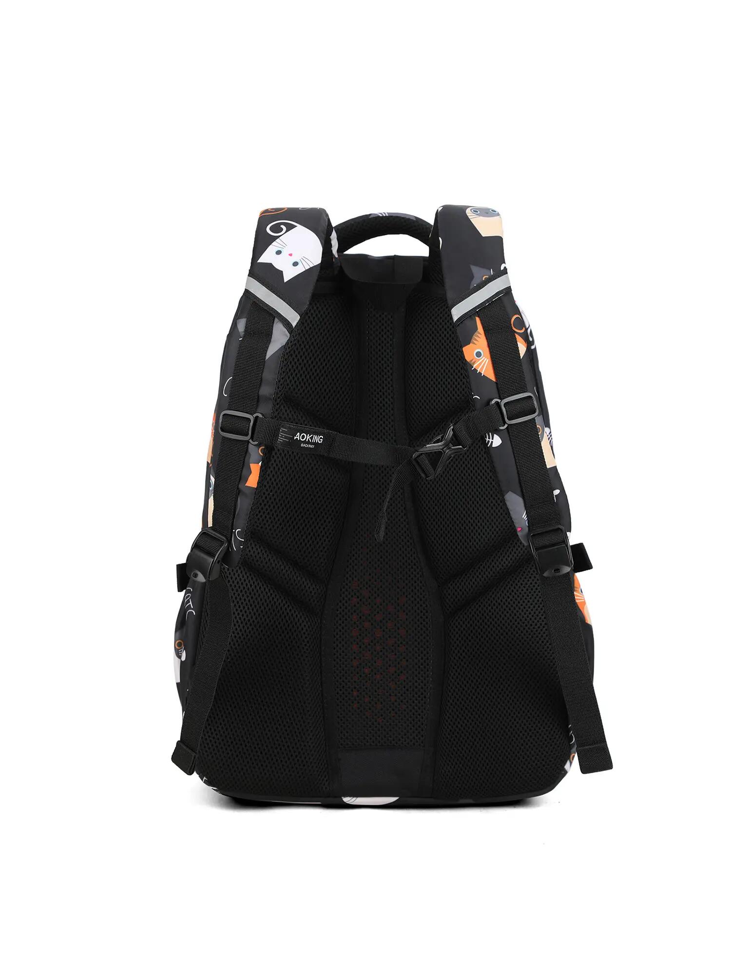 Sac à Dos Aoking Unisexe avec Fermeture Éclair - Polyester Multicolore 4/6
