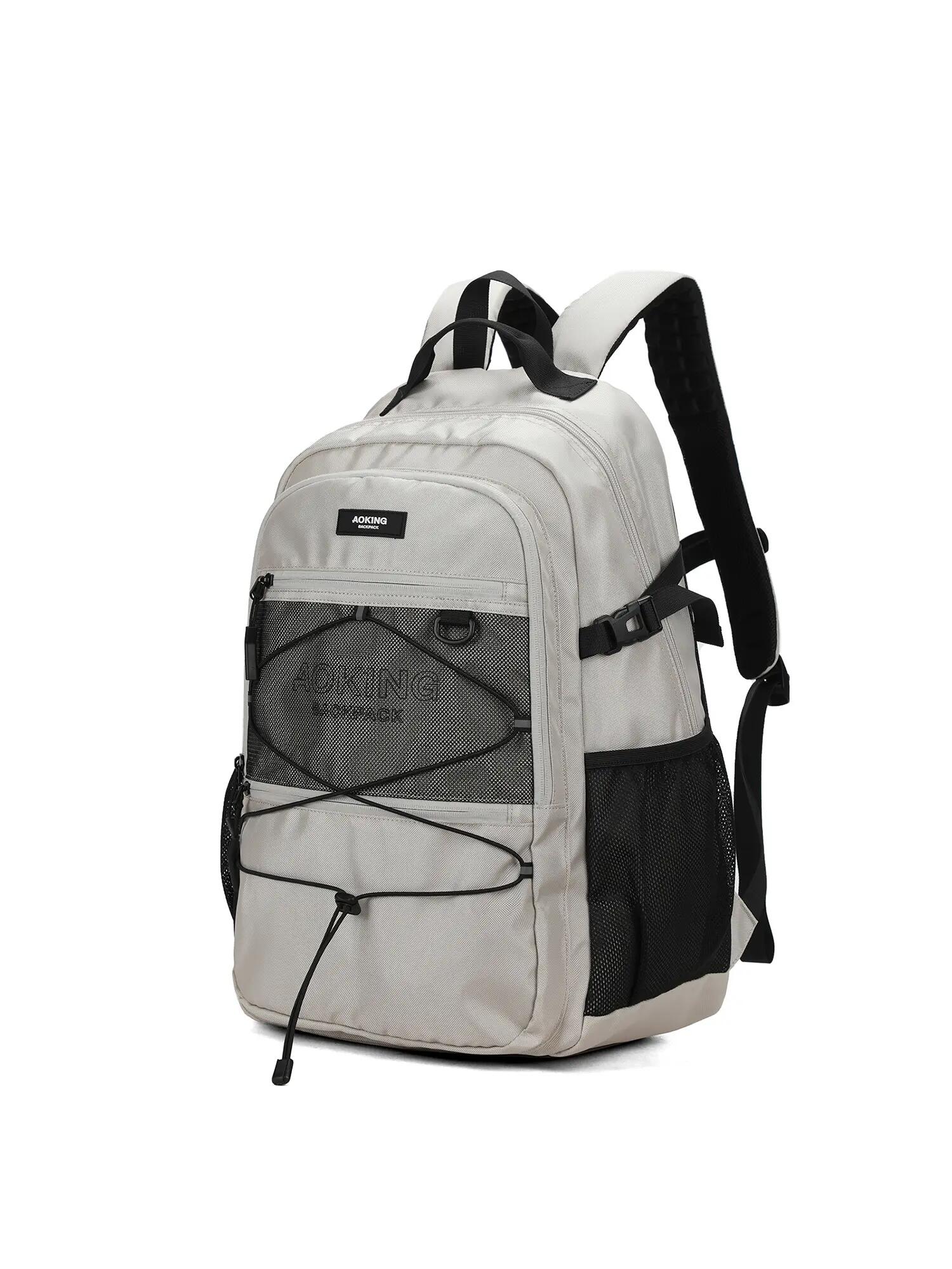 Aoking Flying Ultra Unisex Rugzak Zwart - Polyester met Rits 2/6