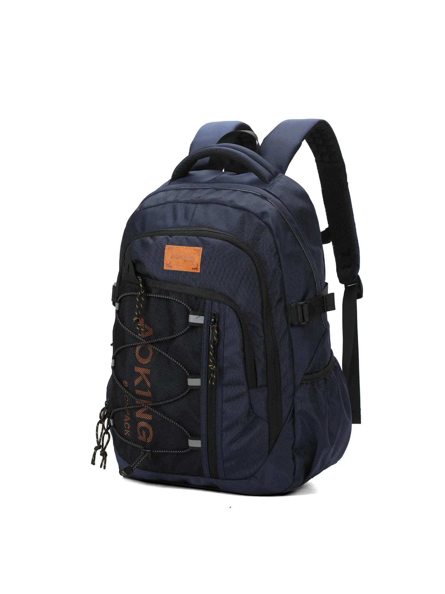 Zaino Aoking Flying Elite Unisex Nero - Poliestere con Zip 2/6