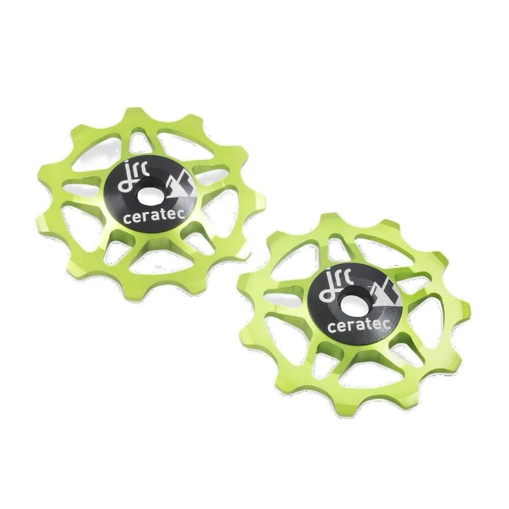 JRC pulegge cambio ceramiche 11T per Shimano 12 velocità verde 2/2