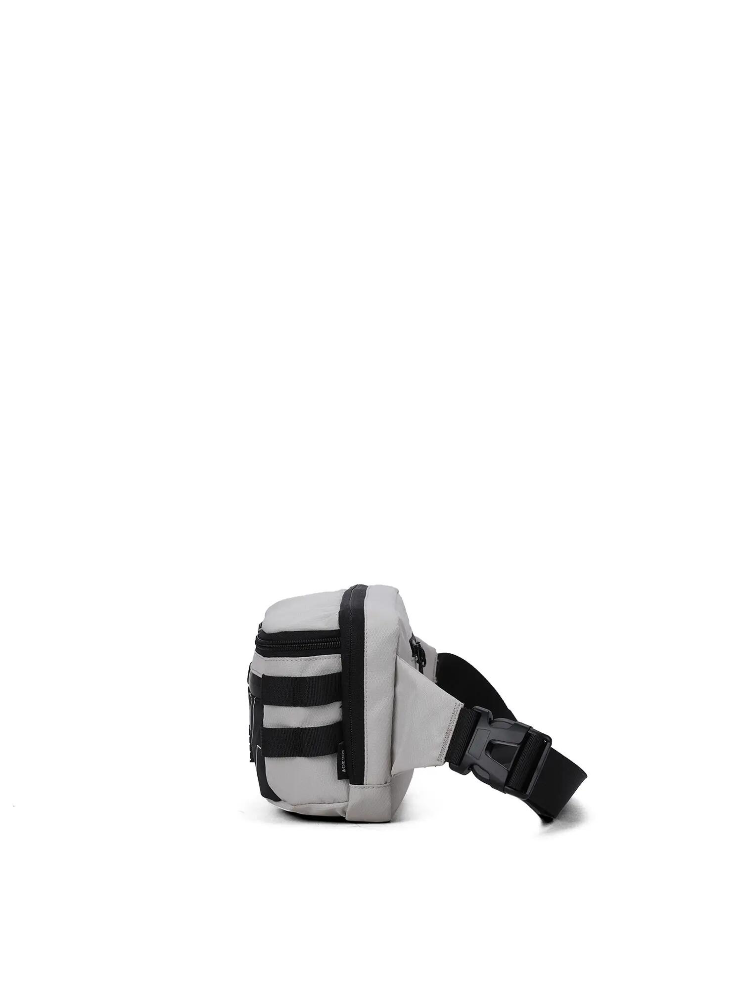 Marsupio Unisex Eris Lux Šedá Černá - Nastavitelný Popruh Zip 3/6