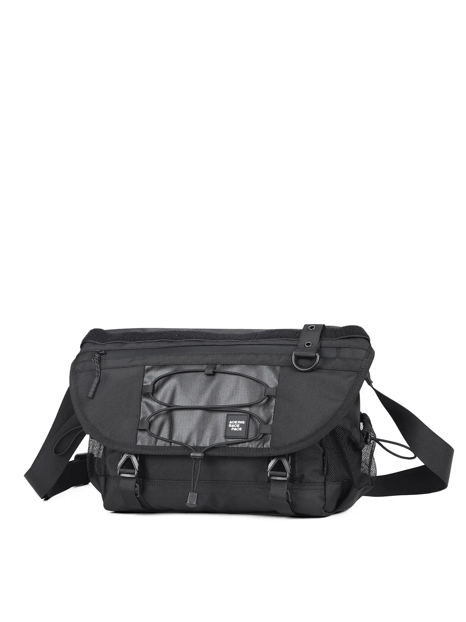 Aoking Flyer Pro Umhängetasche Unisex Schwarz - Reißverschluss 2/6