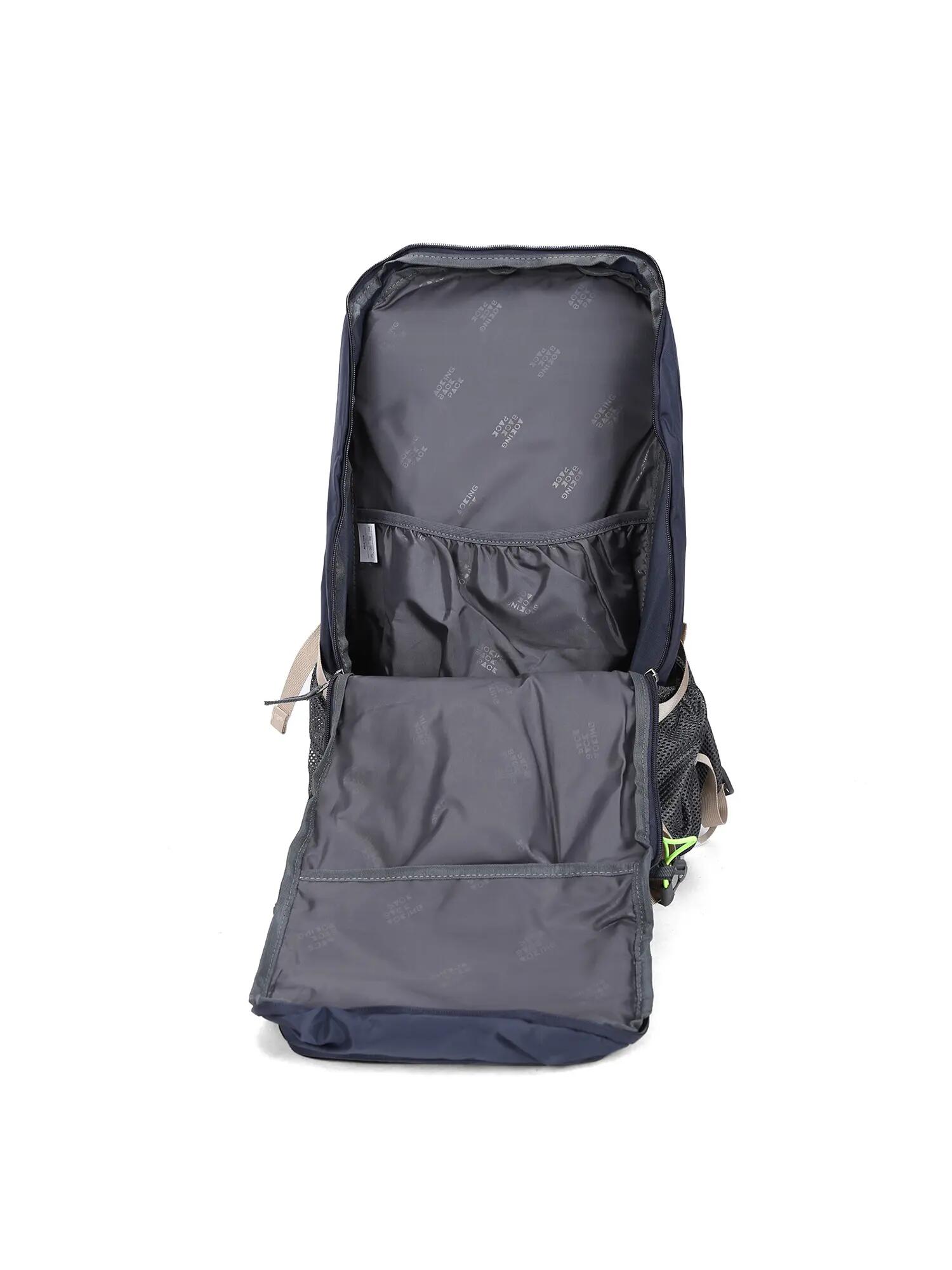 Aoking Unisex Rucksack Gelb Polyester - Reißverschluss Multifunktionale Fächer 5/6