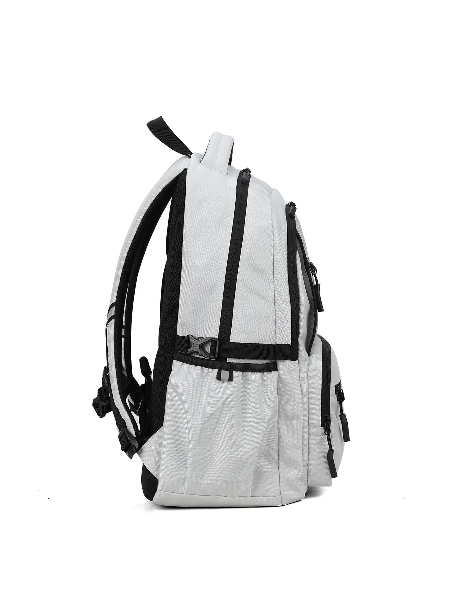 Zaino Aoking Unisex Nero con Zip - Poliestere 33x17x48cm 3/6