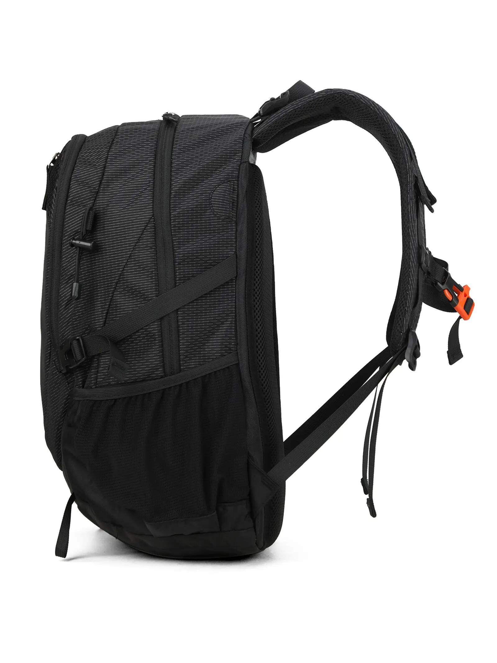 Aoking Batoh Černý Unisex se Zipem - 29x20x45 cm Polyester 3/6